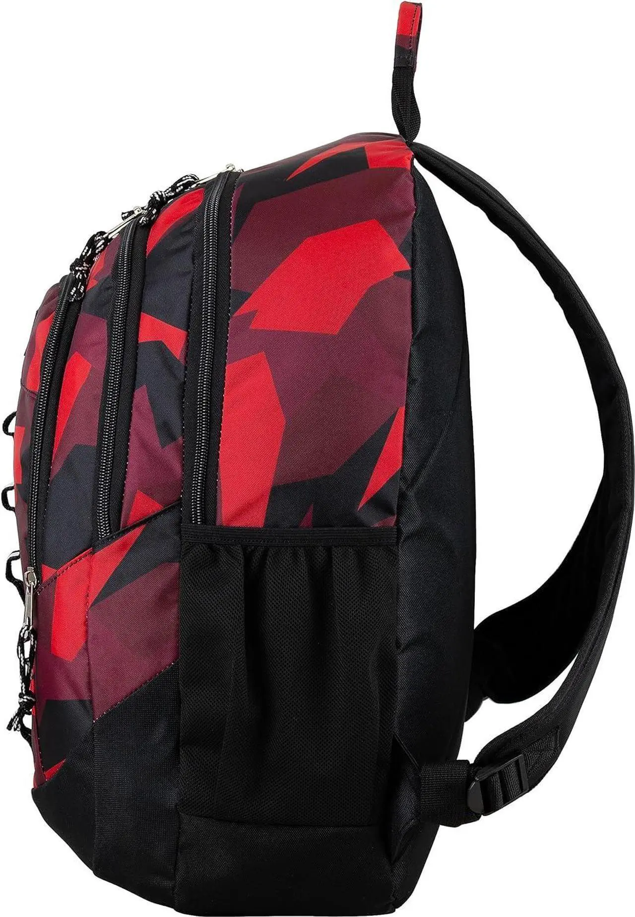 Alt view image 4 of 7 - FUEL Travel Laptop Carry On Backpack Sport Shock Multi Large Compartments for College Bookbag, Hiking, Work, 18.5 x 13 x 7 Inches, Red Camouflage