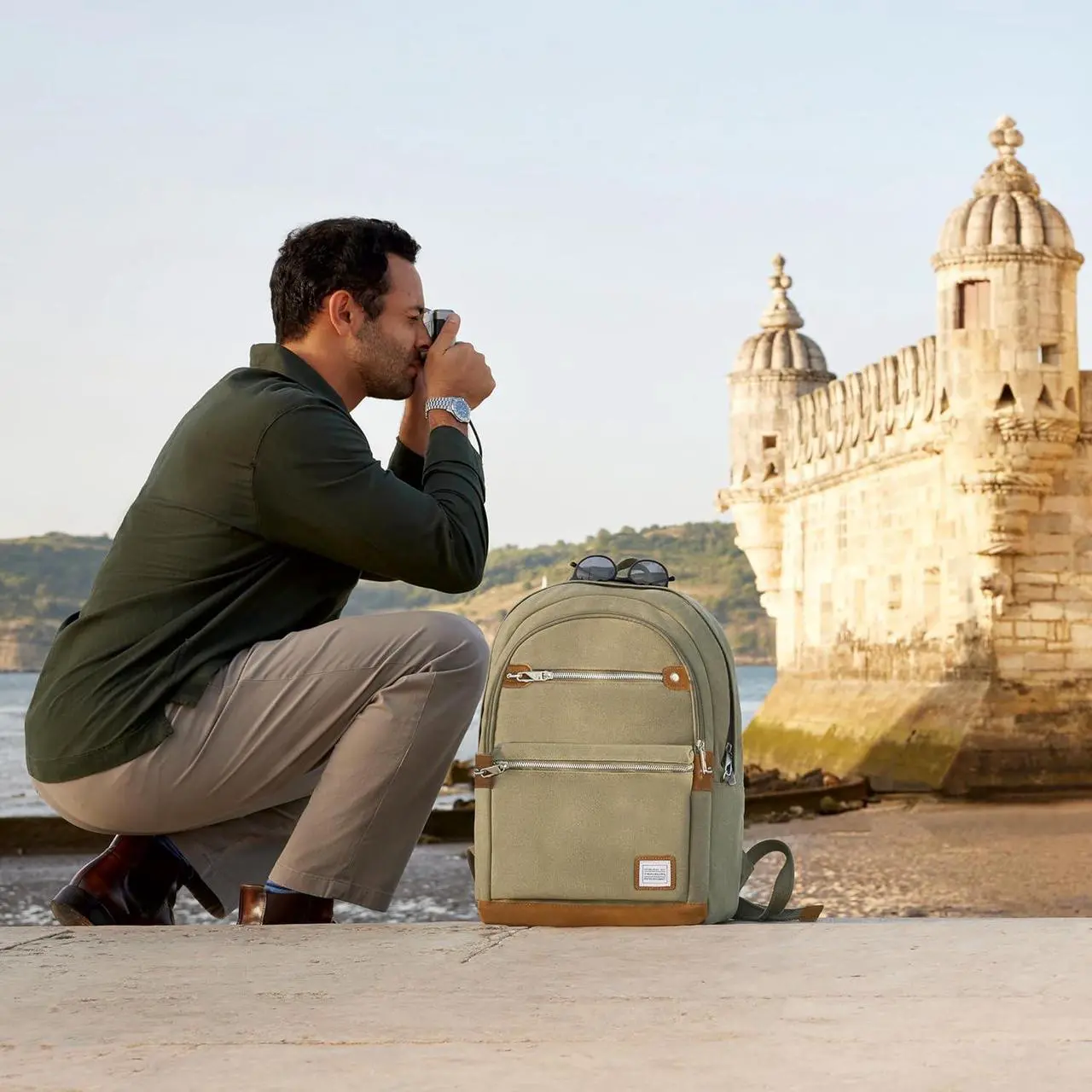 Alt view image 2 of 7 - Travelon Anti-Theft Heritage Backpack