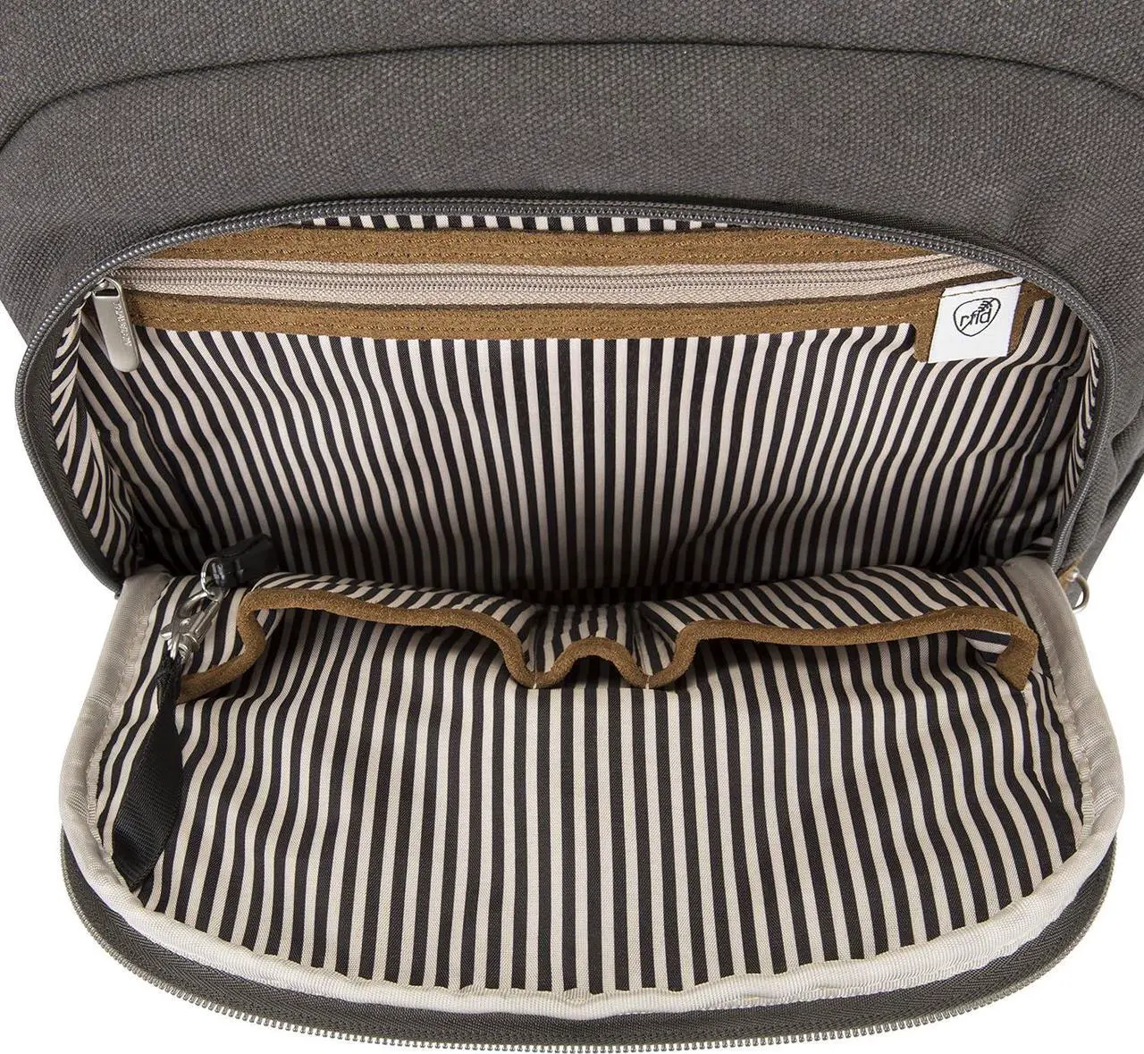 Alt view image 6 of 7 - Travelon Anti-Theft Heritage Backpack