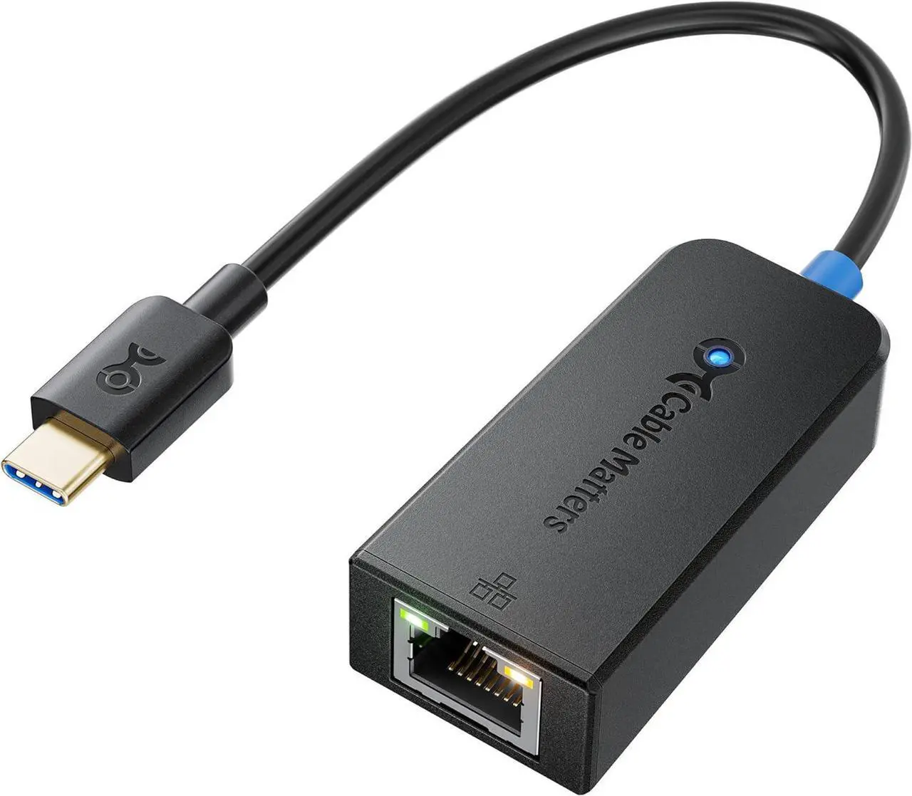 Main image of Cable Matters USB C to 2.5Gb Ethernet Adapter, USB-C to 2.5 Gigabit Ethernet, 2.5Gb USB C Network Adapter - Compatible with Thunderbolt 5/4 for MacBook, Not Work with Mac Mini