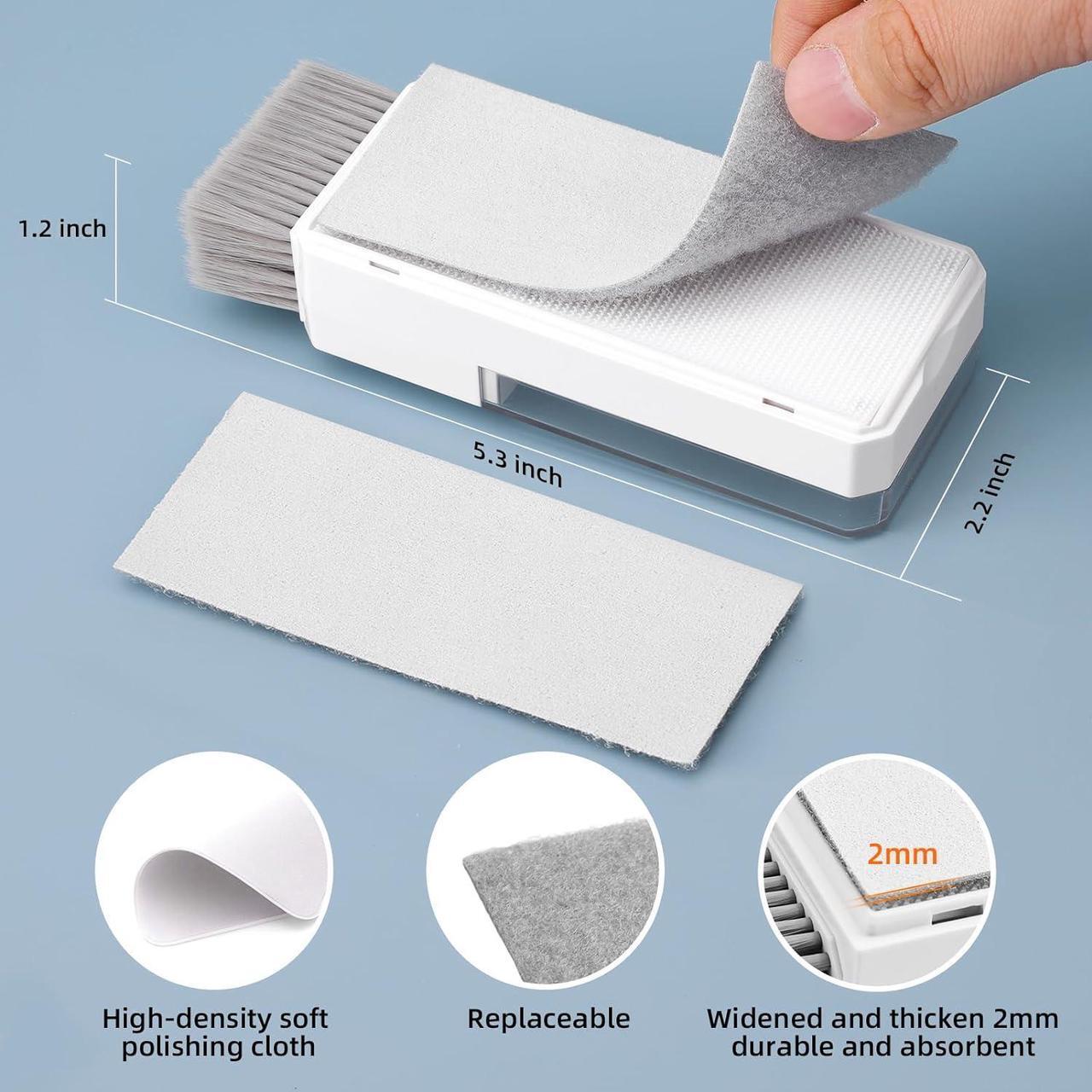 Alt view image 7 of 7 - Keyboard Cleaning Kit Laptop Cleaner, 10-in-1 Computer Screen Cleaning Brush Tool, Multi-Function PC Electronic Cleaner Kit for iPad iPhone Pro, Earbuds, Camera Monitor, All-in-One with Patent
