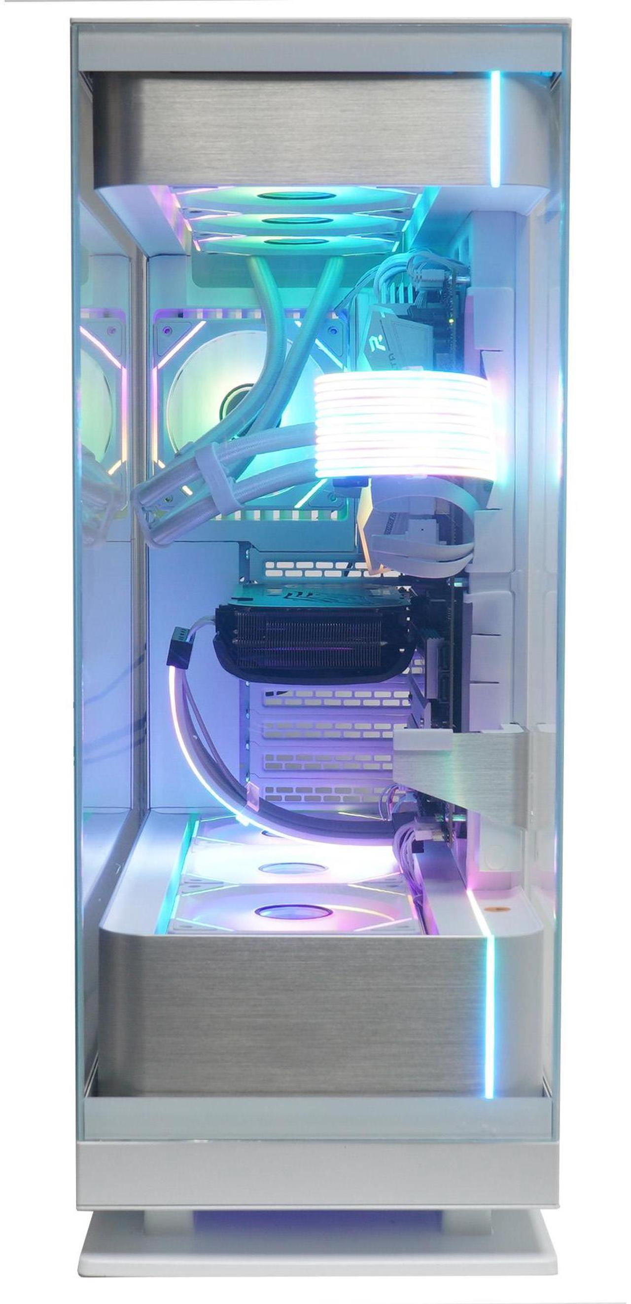 Alt view image 2 of 5 - Magic Micro PX White RGB Elite Edition - AMD RYZEN 9 9950X3D, RTX 4070 12GB, 64 GB DDR5, 2TB NVME, WiFi + BT, Windows 11 Pro