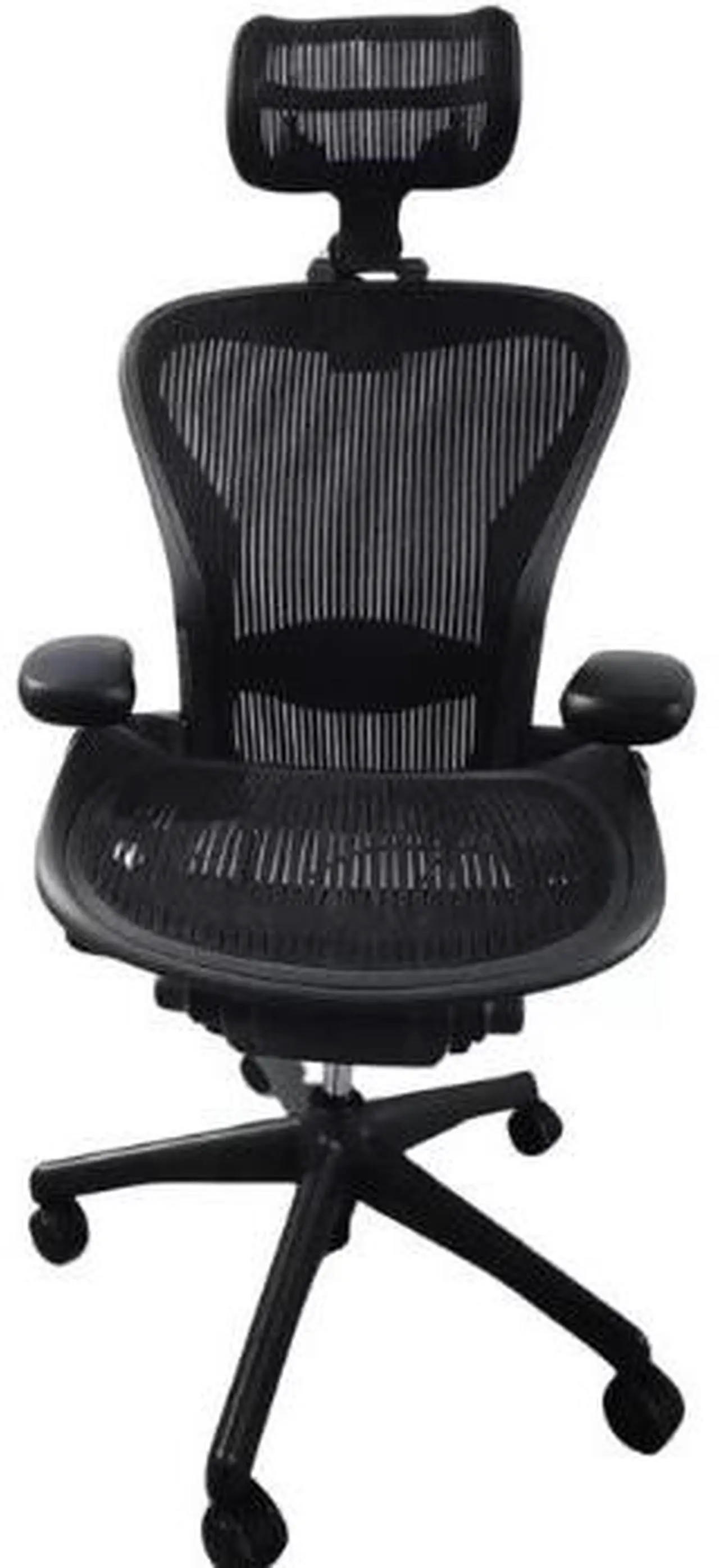 Main image of Herman Miller Aeron Chair Size B Fully Loaded w/ Headrest and Lifetime Warranty