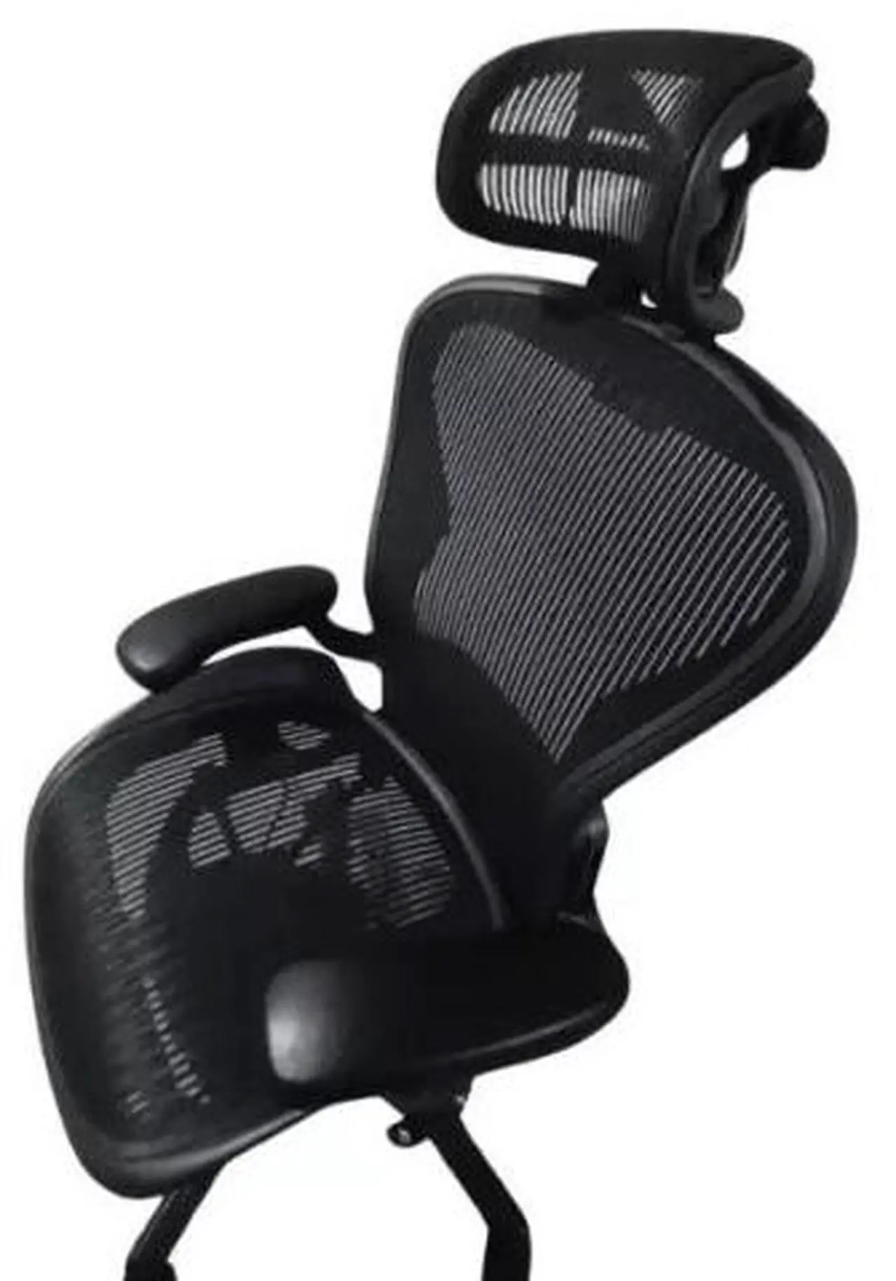 Alt view image 2 of 7 - Herman Miller Aeron Chair Size B Fully Loaded w/ Headrest and Lifetime Warranty