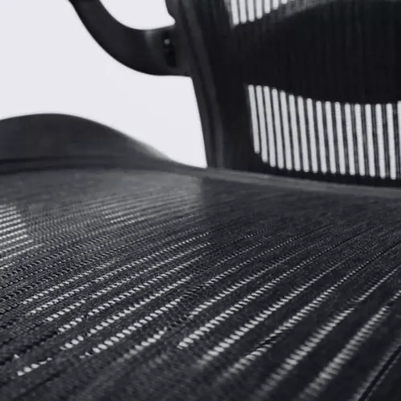 Alt view image 5 of 7 - Herman Miller Aeron Chair Size B Fully Loaded w/ Headrest and Lifetime Warranty