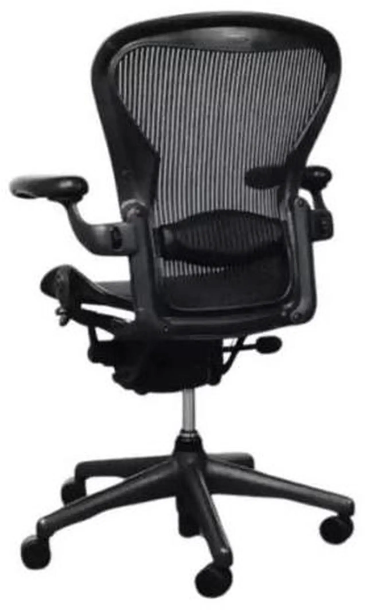 Alt view image 2 of 7 - Herman Miller Aeron Office Chair with Fixed Armrests with Lifetime Warranty