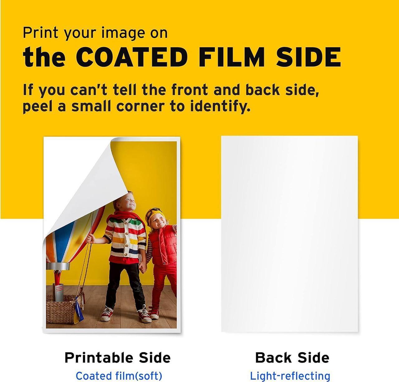 Alt view image 4 of 6 - Printers Jack Iron-On Heat Transfer Paper for Dark Fabric 8.3x11.7" T-Shirt Transfer Paper for Inkjet Printer Wash Durable, Long Lasting Transfer, No Cracking