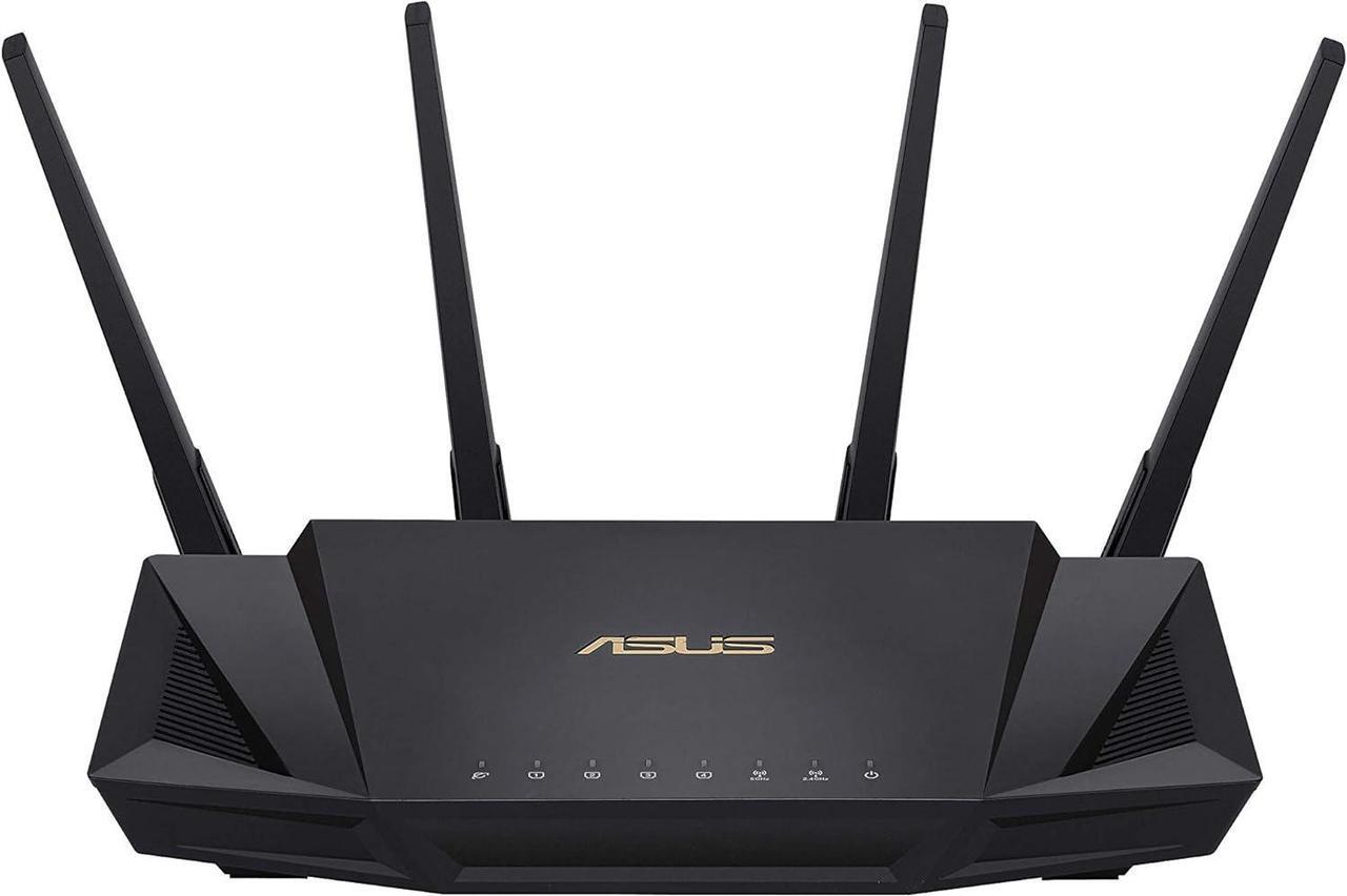 Alt view image 3 of 5 - ASUS - AX3000 DUAL-BAND WIFI 6 WIRELESS ROUTER WITH LIFE TIME INTERNET SECURITY - BLACK