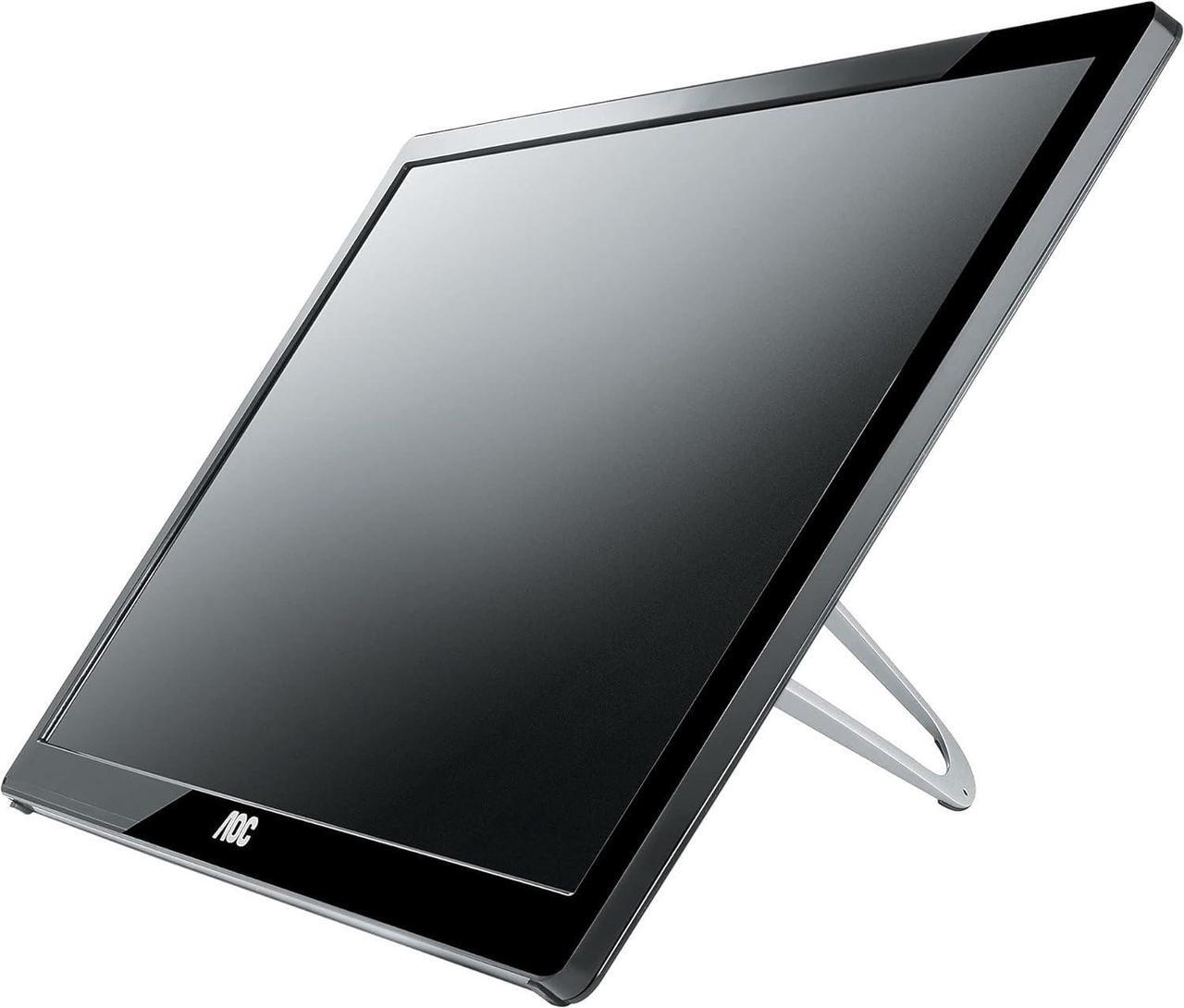 Alt view image 4 of 5 - AOC Monitors E1659FWU#2 AOC e1659Fwu 16-Inch Ultra Slim 1366x768 Res 200 cd/m2 Brightness USB 3.0-Powered Portable LED Monitor, NO CASE