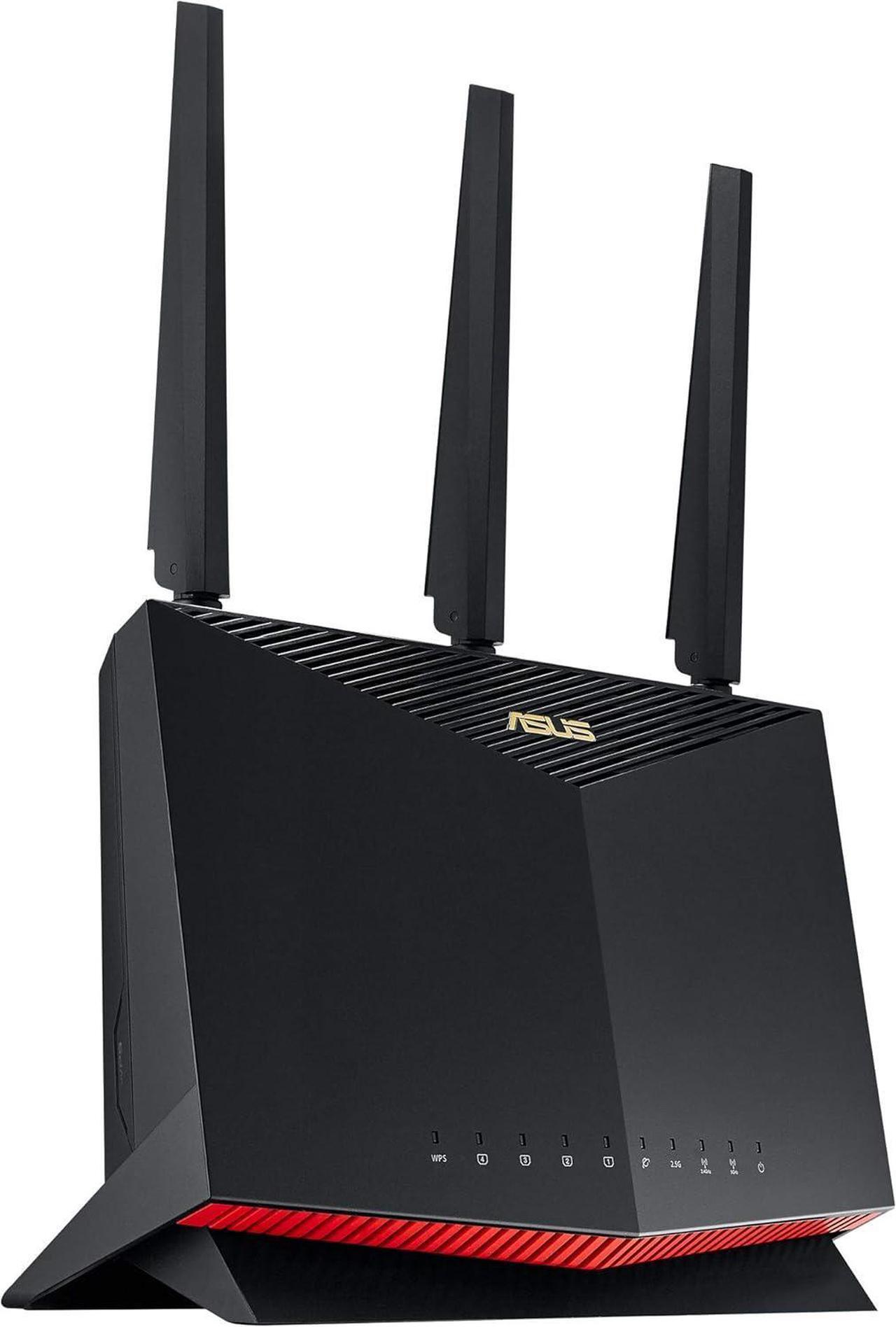 Main image of ASUS RT-AX86U Pro (AX5700) Dual Band WiFi 6 Extendable Gaming Router, 2.5G Port, Gaming Port, Mobile Game Mode, Port Forwarding, Subscription-Free Network Security, VPN, AiMesh Compatible