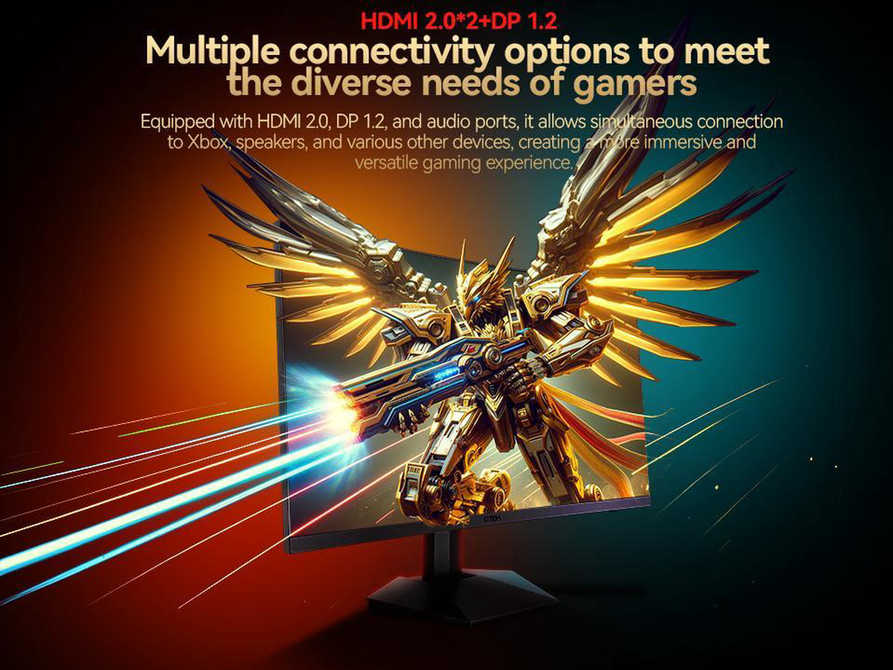 Open Box: GTek 280Hz Gaming Computer Monitor, 27 Inch Frameless Display Full HD 1920 x 1080P, Curved 1500R, VA 1ms MPRT, FreeSync, DisplayPort/HDMI, 90% DCI-P3 - F2740C - Newegg.com - Open Box condition - Image 14
