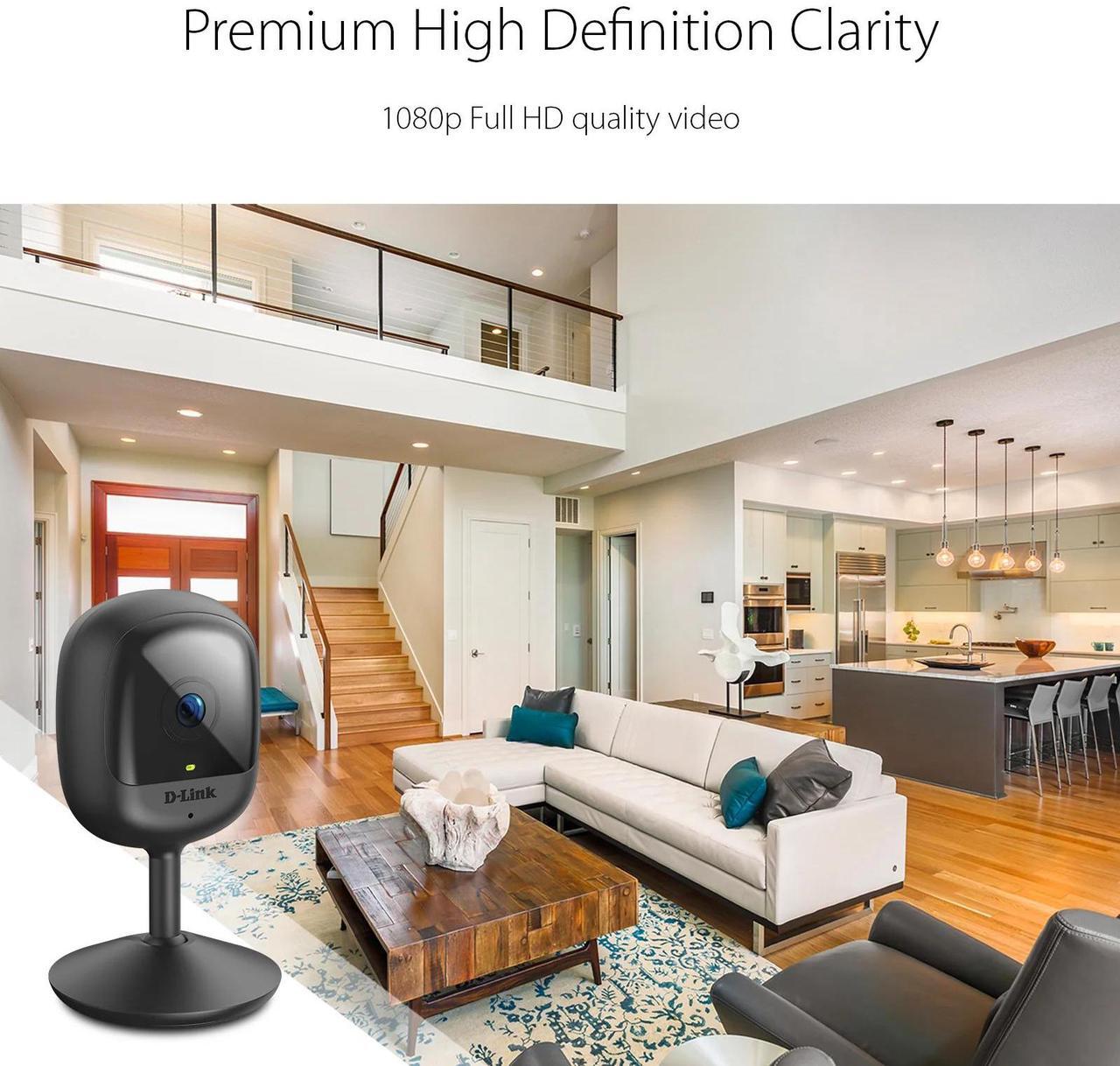Alt view image 5 of 6 - D-Link Pro Series Compact Full HD Pro Wi-Fi Camera w/1080p, Sound & Motion Detection, 2-Way Audio, Cloud & Local Recording, Night Vision (DCS-6100LHV2)