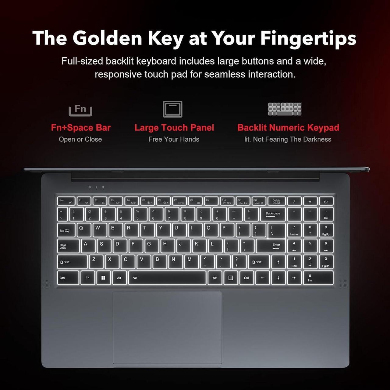 Alt view image 8 of 7 - ACEMAGIC Gaming Laptop AMD Ryzen 7 5825U(8C/16T), Radeon RX Vega 8 Graphics,16.1FHD Display,16GB RAM 512GB NVMe SSD Laptop Computer with Backlit KB,Type_C (Full Function),WiFi 6, 53Wh Battery