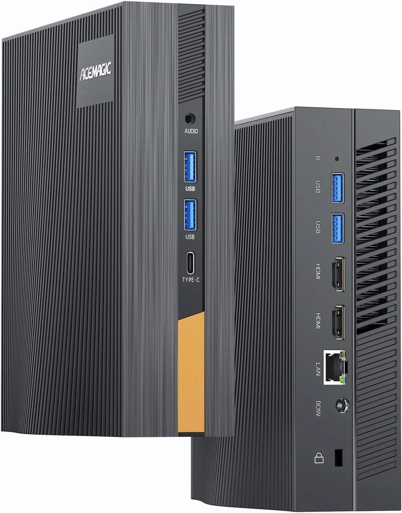 Main image of ACEMAGIC Mini PC Intel i5 12th-Gen 12450H (8 C/12 T, up to 4.4GHz), Mini Computer 32GB DDR4 512GB SSD, WiFi 6/BT5.2/3-Screen 4K@60 Display Office Desktop, for Daily Use/Business/HTPC/Gaming