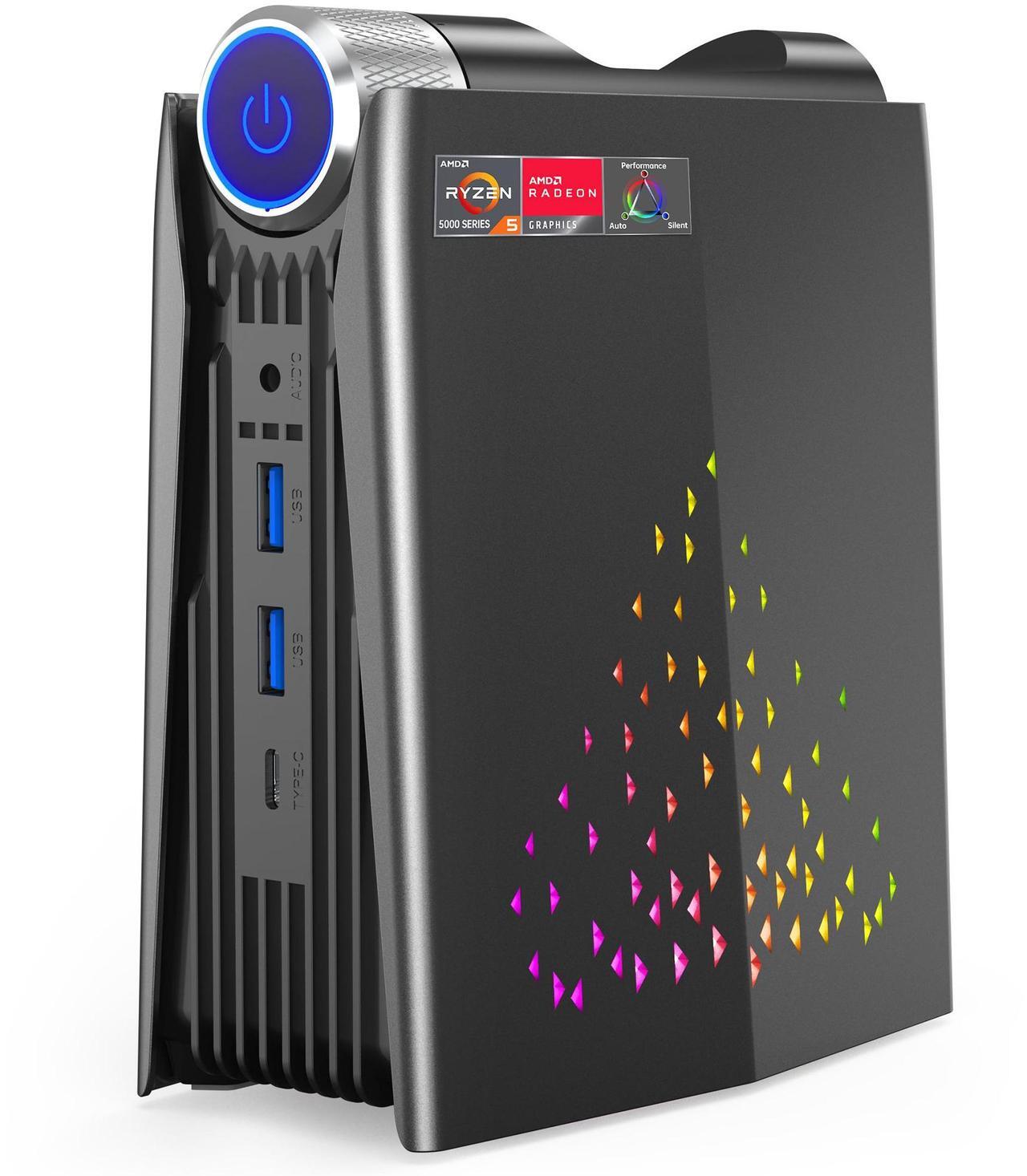 Main image of ACEMAGIC Mini Gaming PC ,AMD Ryzen 7 5700U 8T/16C 32GB DDR4 1TB NVME SSD Mini Desktop Computer,Windows 11 Pro Mini PC Gaming WiFi6/BT5.2,4K UHD/RGB Lights/3 Adjustable Mode,Display for Business