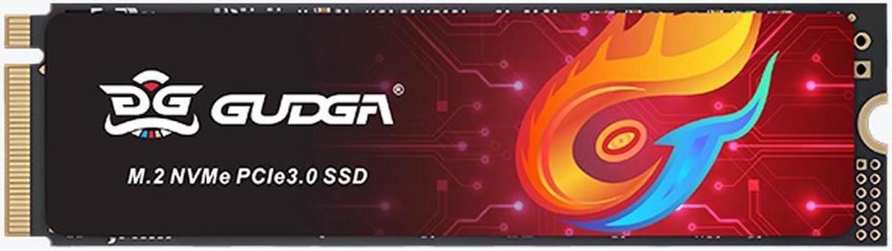 GUDGA SSD Internal Solid State Drive M.2 NVMe 2280 PCIe 3.0X4 Computer Disk Data Storage 3D TLC NAND Flash Hard Drives PC Desktop Laptop