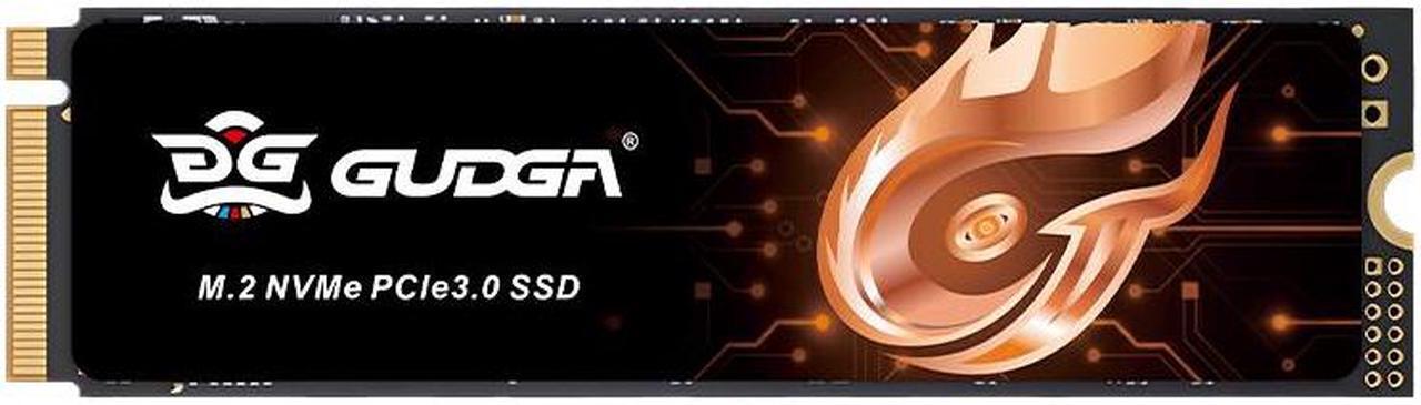 Main image of GUDGA 1TB M.2 2280 PCIe 3.0x4 NVME SSD Read Speed Up to 3300MB/S 3D TLC NAND Flash Internal Solid State Drive for PC Desktop Laptop Game-Player With Heatsink