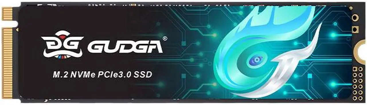 Main image of GUDGA GVR Series SSD 1TB, PCIe3.0x4 M.2 2280 Internal Solid State Hard Drive, Seq. Read Speeds Up to 3,300MB/s for High End Computing Workstations