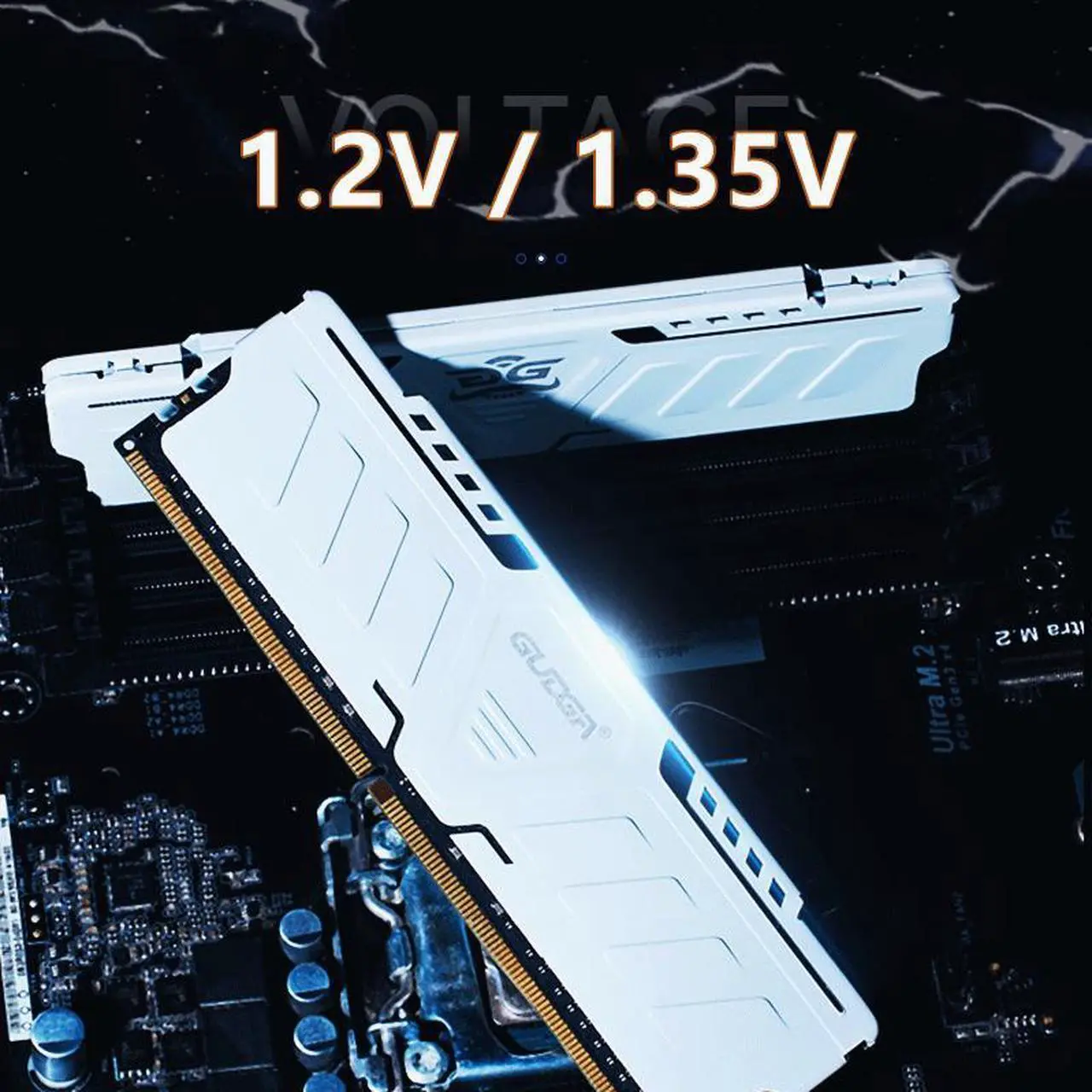 Alt view image 2 of 7 - GUDGA DDR4 8GB 3200MHz 1.35V 288-Pin Desktop Memory RAM for Computer Hardware