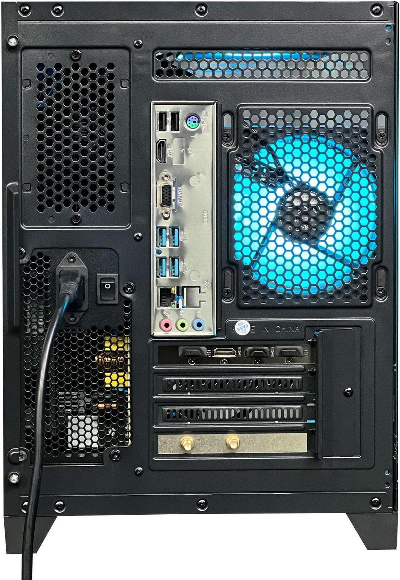 Alt view image 8 of 7 - AOACE Gaming PC Desktop INTEL Core i5 12400F 2.5 GHz, NVIDIA RTX 4060 8G DLSS 3, 32GB DDR4 RAM 3200MHz,1TB NVMe PCIe4.0,  Wi-Fi6E, Game Design Office console,Sea View Room,Windows 11 Home 64-bit