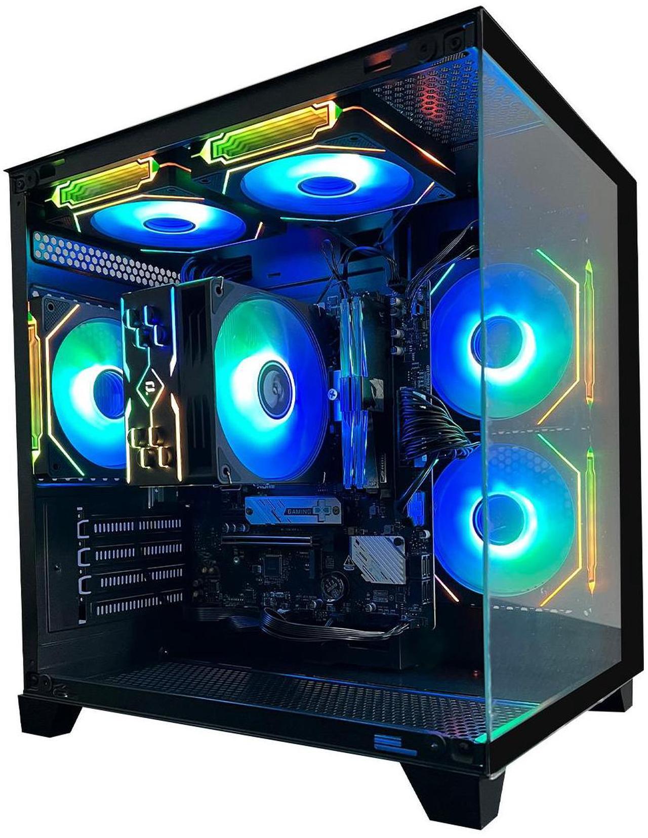 Alt view image 2 of 7 - AOACE - Gaming Desktop -AMD Ryzen5 9600X - AMD Radeon Graphics - 1TB M2 - 32GB DDR5 6400MHz - WiFi&Bluetooth - Windows 11 home - Gaming PC