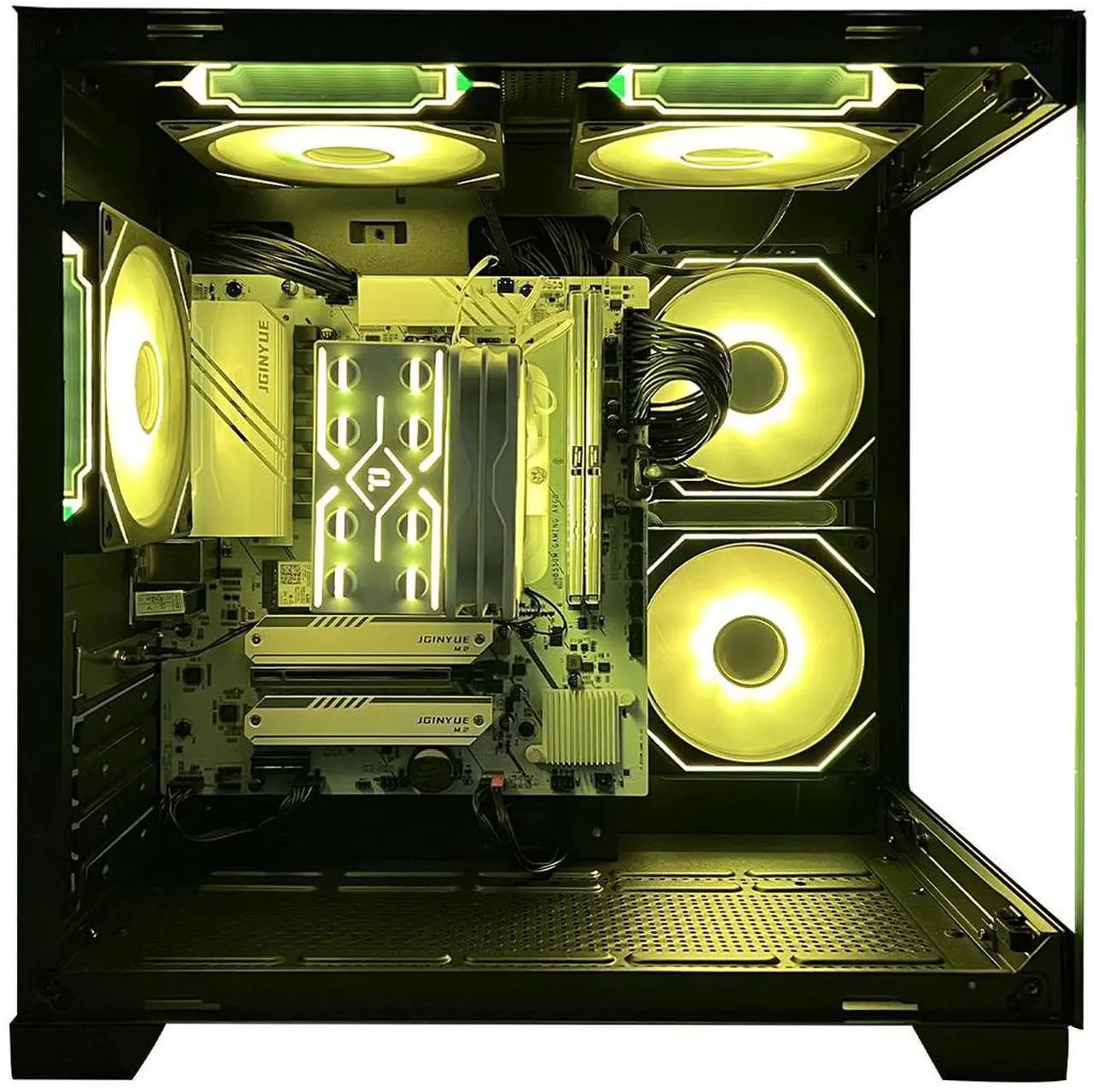 AOACE Gaming desktop AMD Ryzen 7 5700G (up to 4.6GHz) B550M 32GB DDR4 ...