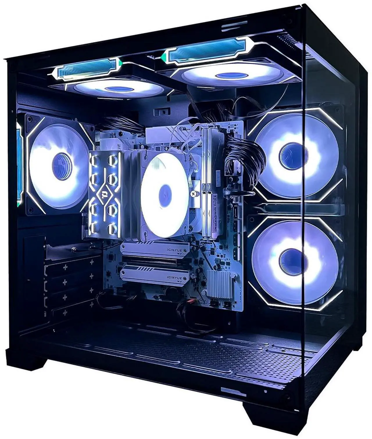 AOACE Gaming desktop AMD Ryzen 7 5700G (up to 4.6GHz) B550M 32GB DDR4 ...