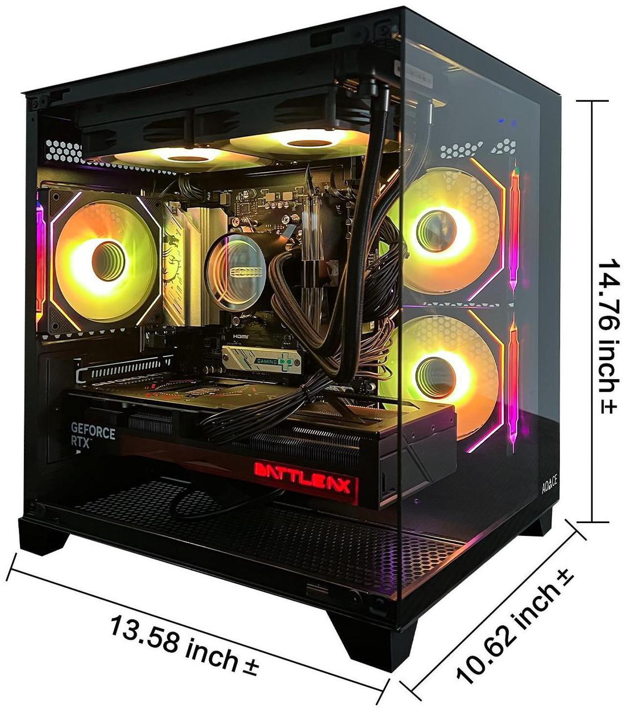 Alt view image 6 of 6 - AOACE - Gaming Desktop -AMD Ryzen5 9600X - NVIDIA GeForce RTX 5070 12G - 1TB M2 - 32GB DDR5 6400MHz - WiFi&Bluetooth - Windows 11 home - Gaming PC