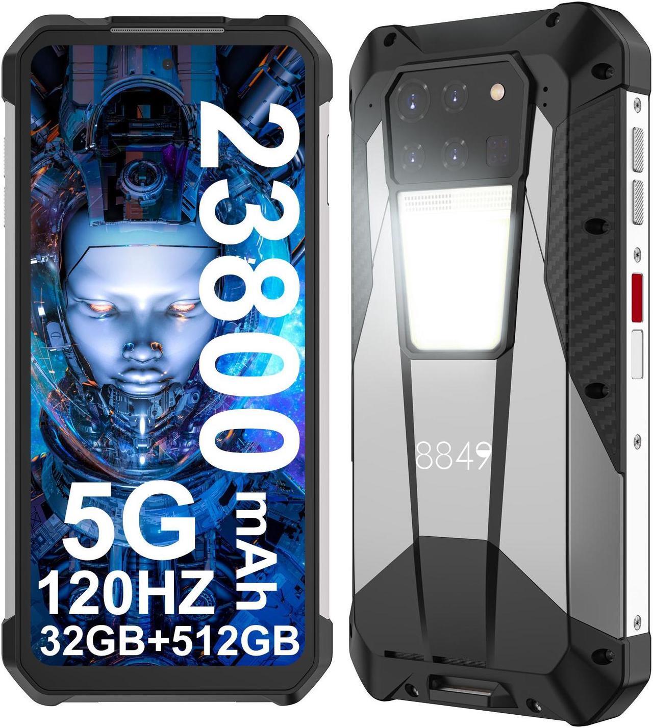 Main image of 8849 Tank 3 5G Rugged Smartphone, 23800mAh 6.79" Outdoor Cell Phone Unlocked, 16GB+512GB,  Waterproof Android 13 Mobile Phones, 200MP Main Camera Dual SIM (Support T-Mobile & Verizon Only)