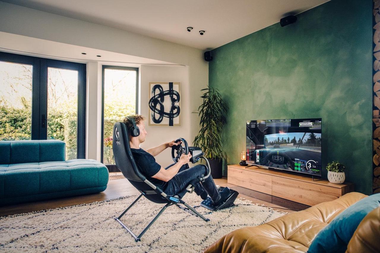 Alt view image 9 of 11 - Playseat G00248 Challenge X Logitech G Edition Slim Racing Cockpit - Black