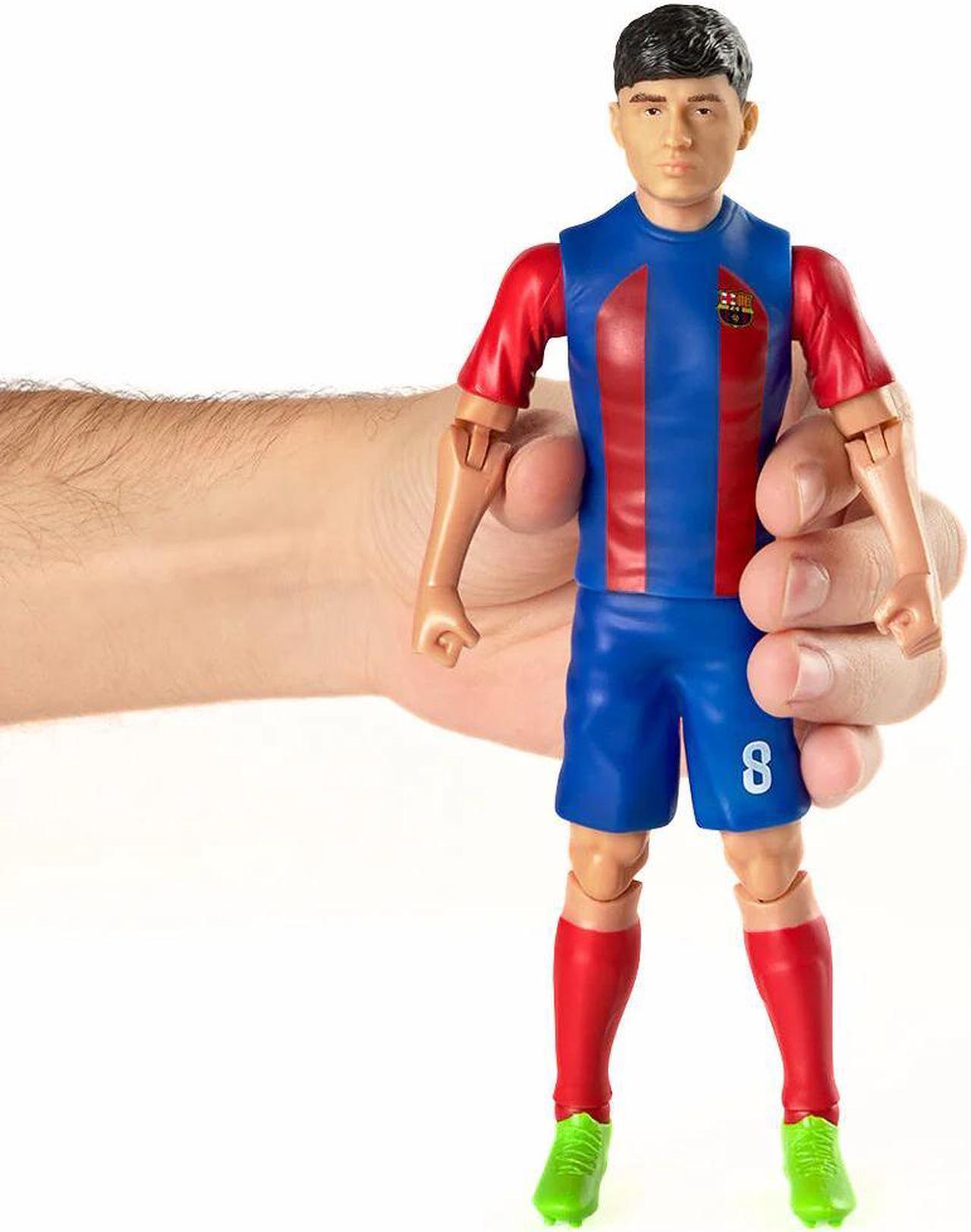 Alt view image 3 of 6 - Banbo Toys SOCKERS FC Barcelona Pedri 8" Collectible Soccer Action Figure