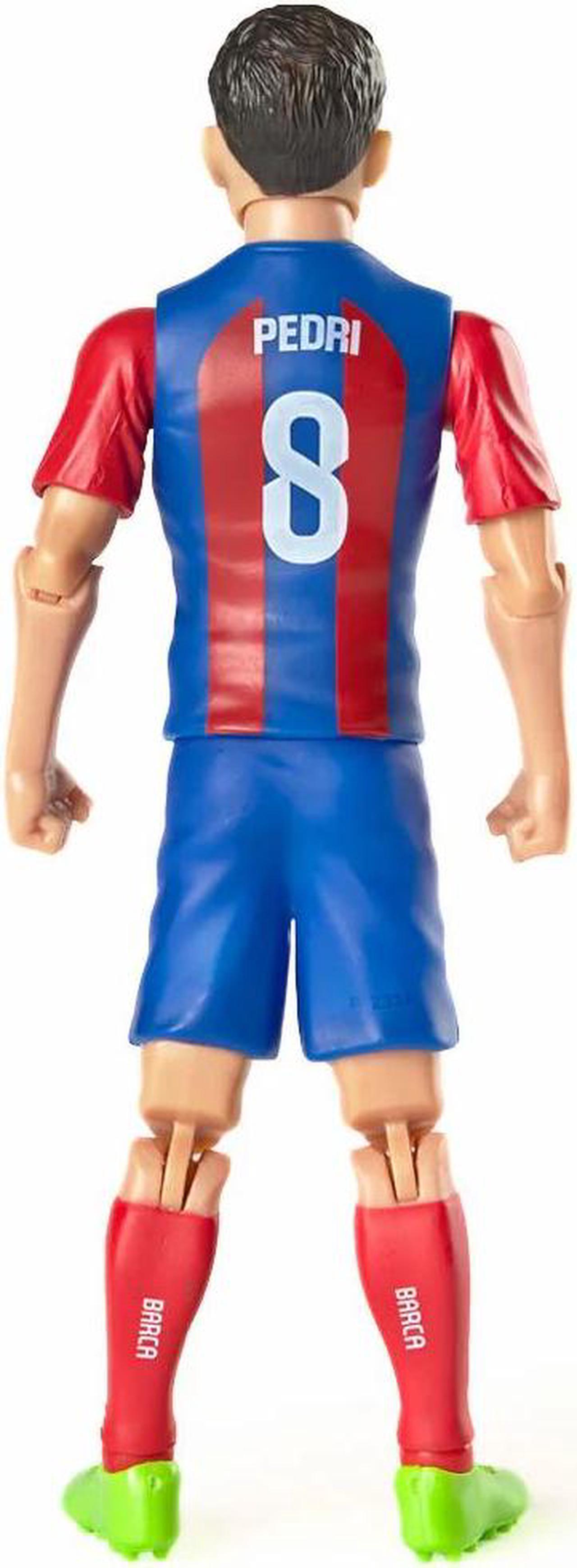 Alt view image 4 of 6 - Banbo Toys SOCKERS FC Barcelona Pedri 8" Collectible Soccer Action Figure