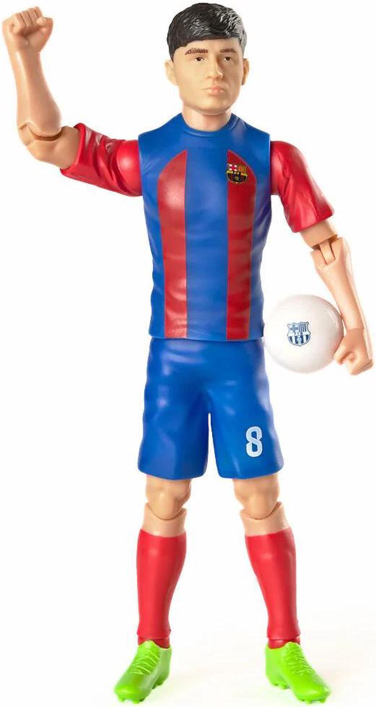 Alt view image 6 of 6 - Banbo Toys SOCKERS FC Barcelona Pedri 8" Collectible Soccer Action Figure