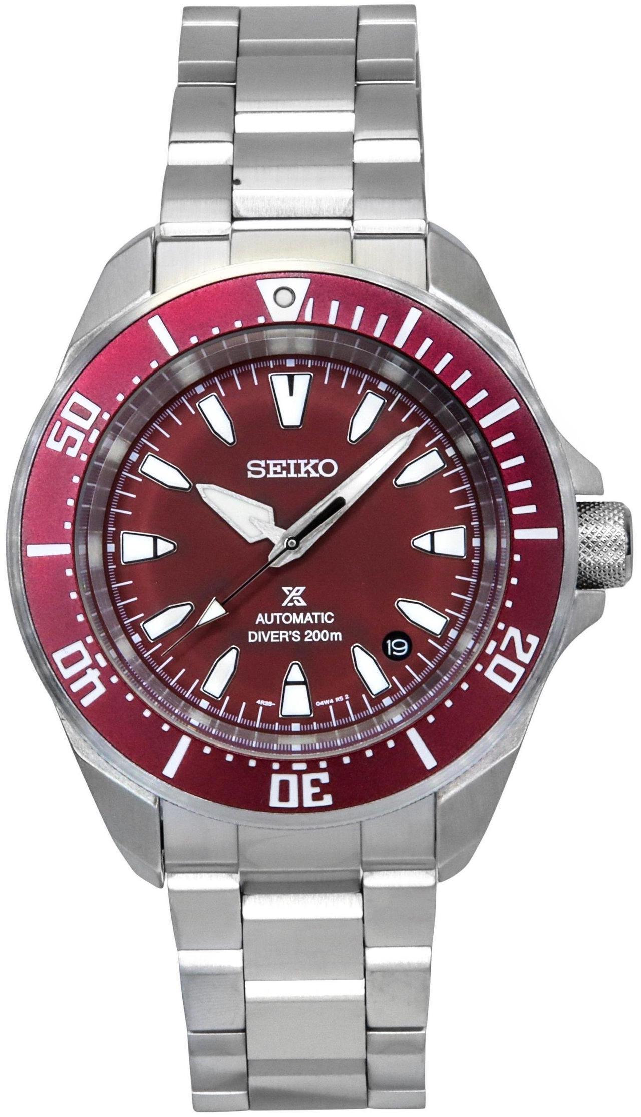 Main image of Seiko Prospex Red Dial Automatic Diver's 200M Men's Watch SRPL11K1