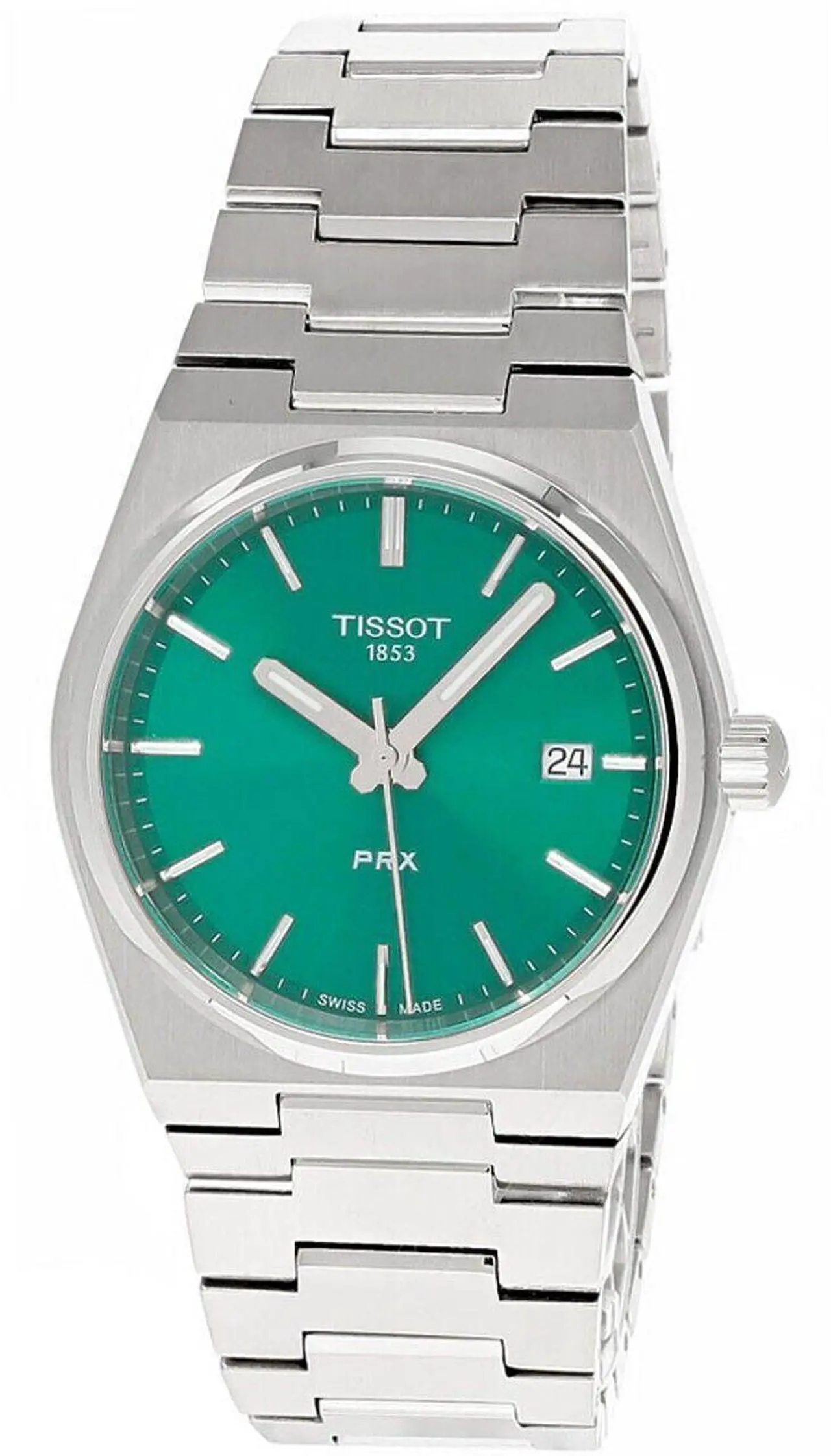 Main image of Tissot PRX Green Dial Quartz Dress 100M Unisex Watch T137.210.11.081.00
