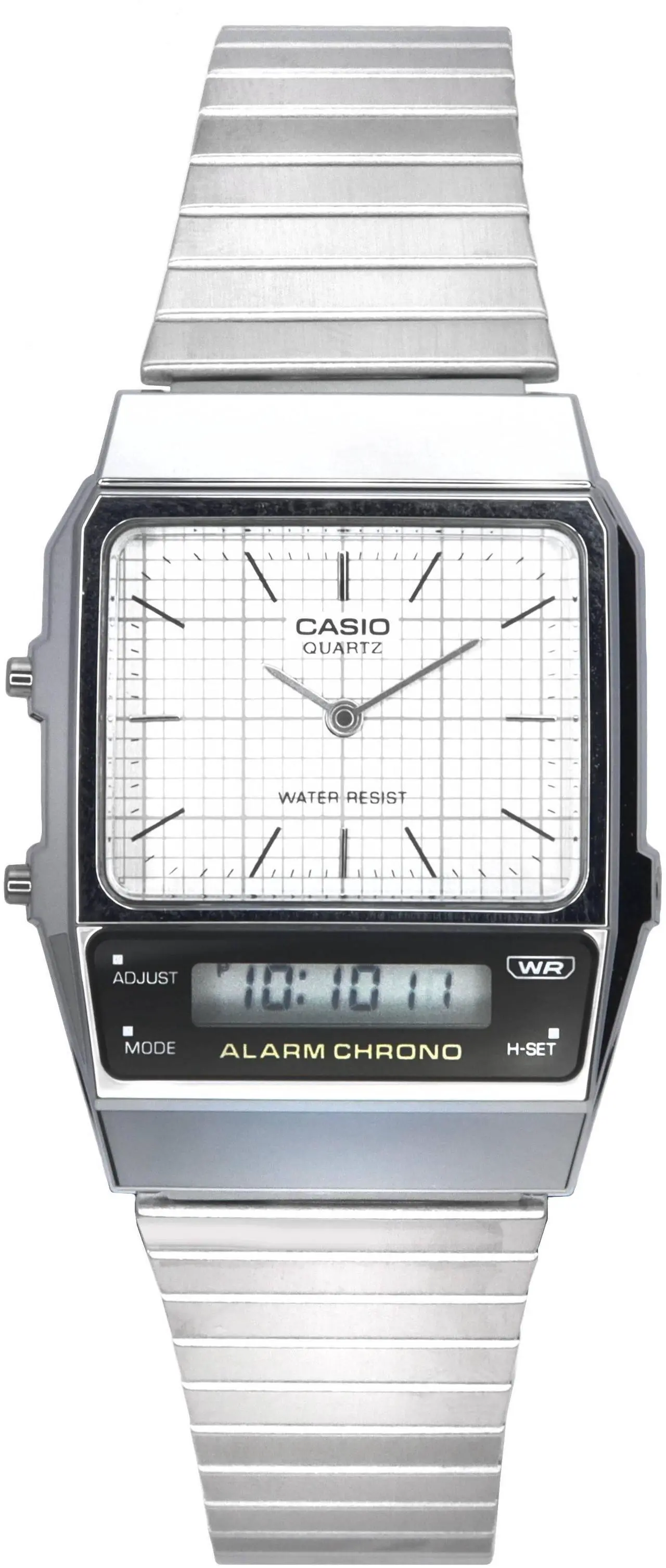 Main image of Casio Vintage Analog Digital White Dial Quartz AQ-800E-7A AQ800E-7 Unisex Watch