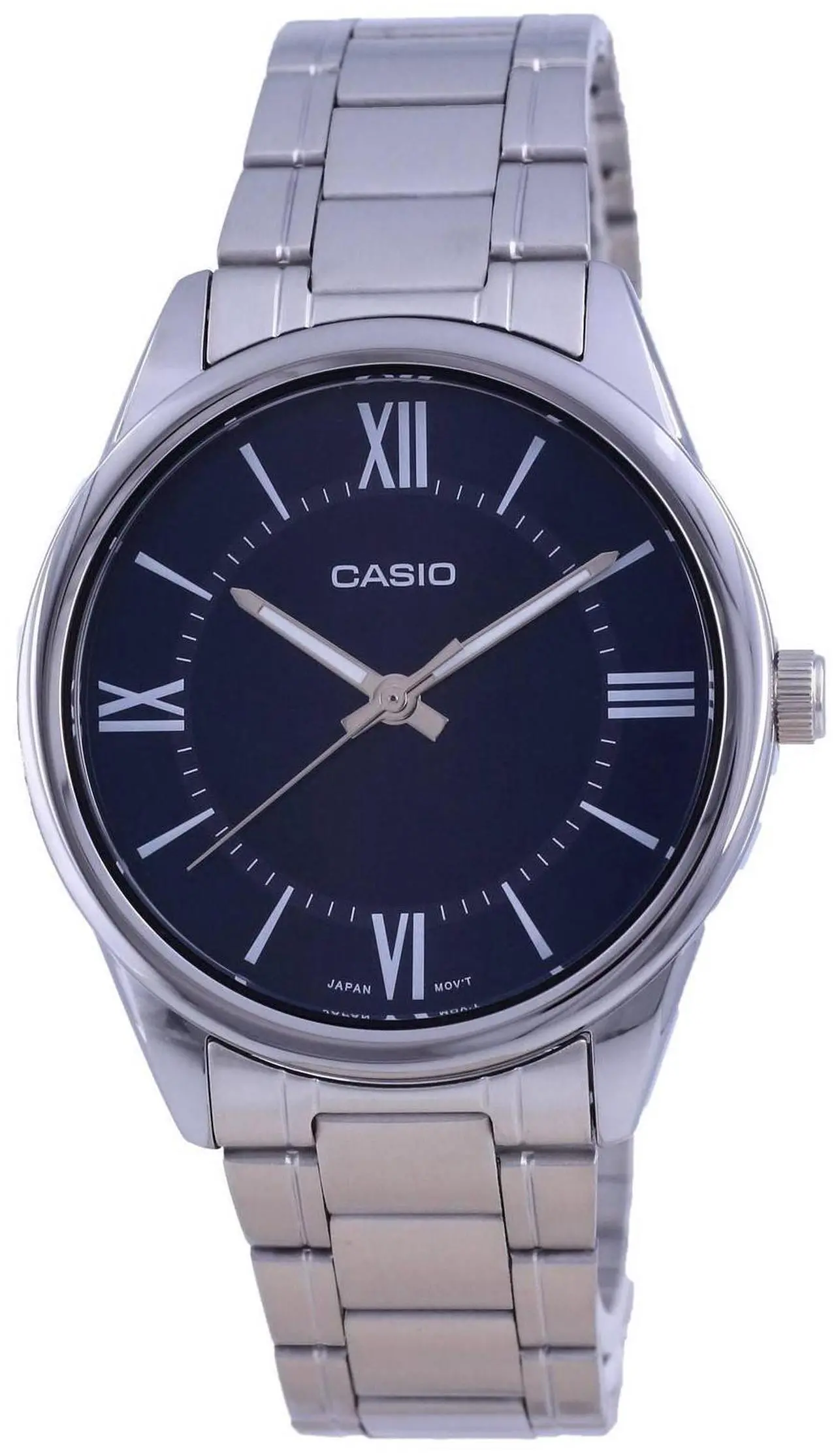 Main image of Casio Blue Dial Stainless Steel Analog Quartz MTP-V005D-2B5 Men's Watch