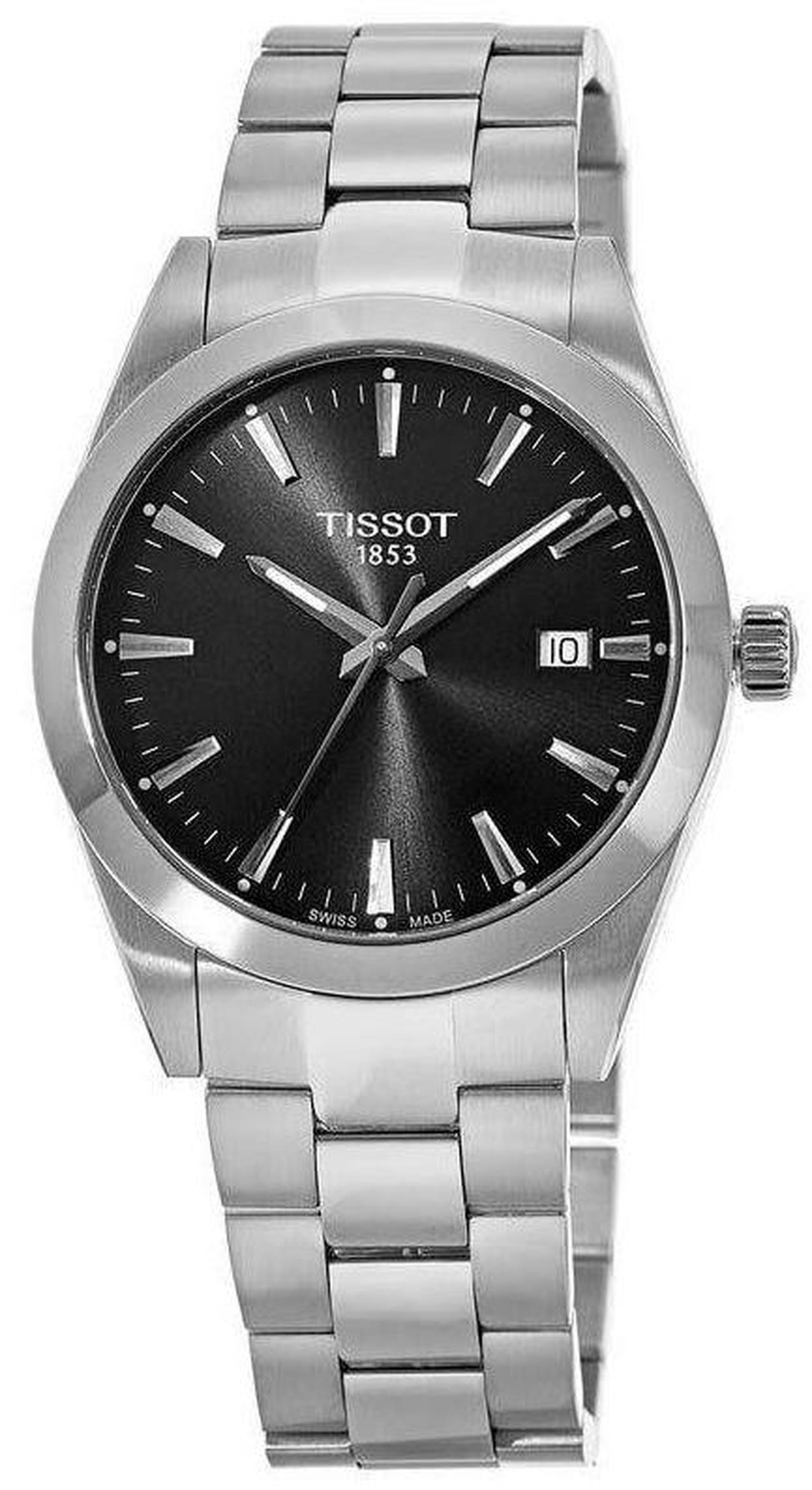 Main image of Tissot Gentleman Quartz T127.410.11.051.00 T1274101105100 100M Men's Watch