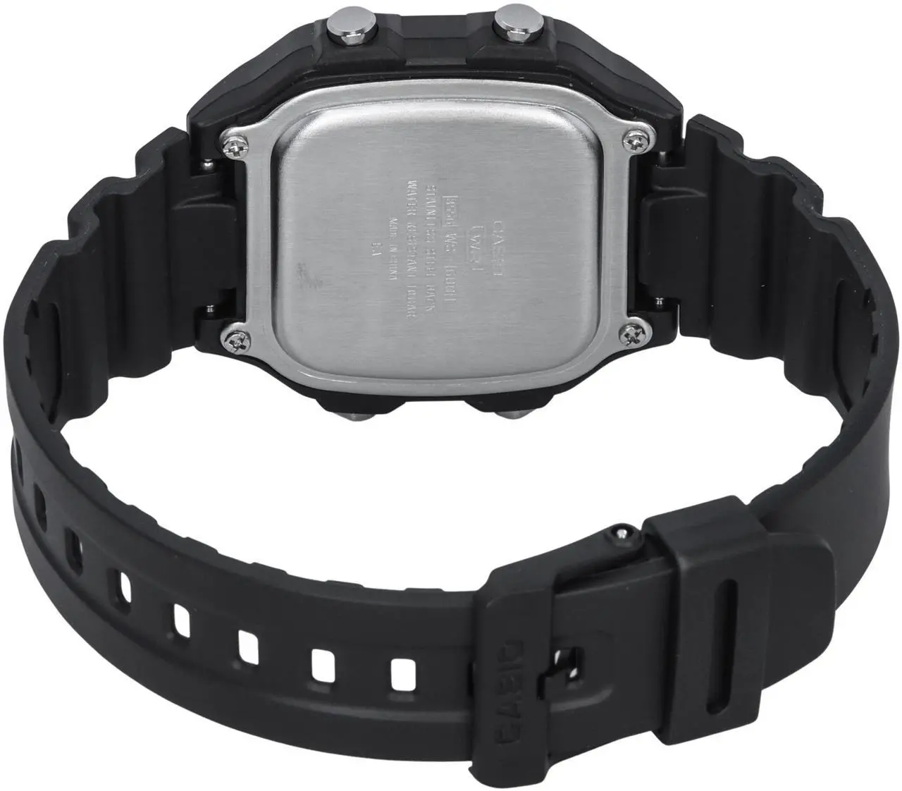Alt view image 4 of 4 - Casio Digital Alarm Chrono Illuminator Stopwatch Timer WS1600H1A 100M Mens Watch