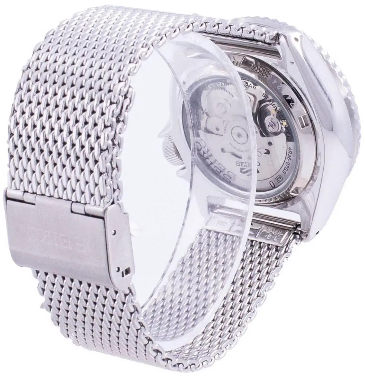 Alt view image 5 of 5 - Seiko 5 Sports Suits Style Automatic SRPD75 SRPD75K1 SRPD75K 100M Men's Watch