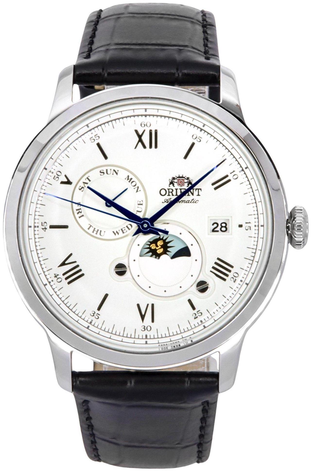 Main image of Orient Bambino 9 Sun And Moon Automatic Men's Watch RA-AK0802S10B RA-AK0802S30B