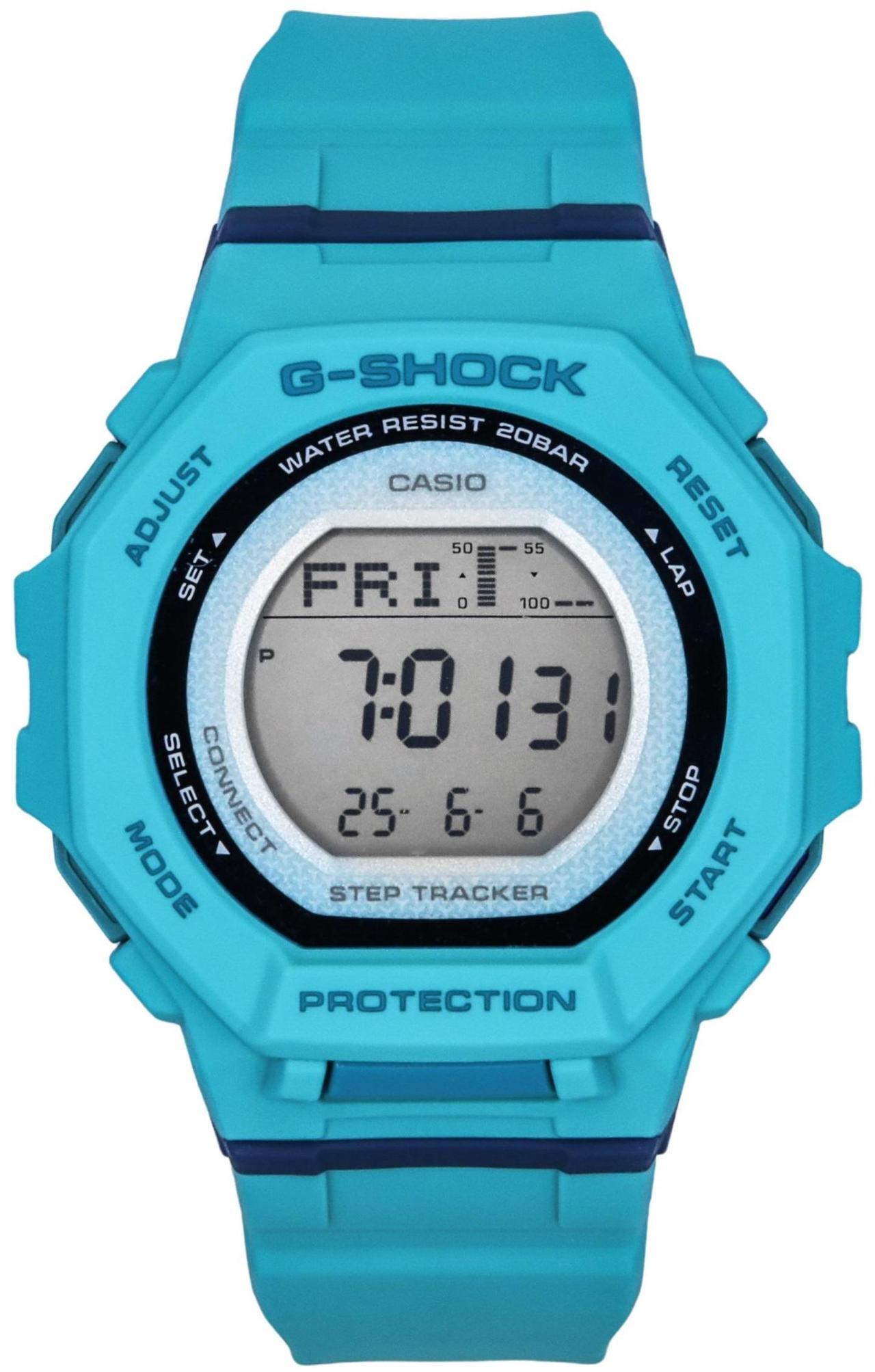 Main image of Casio G-Shock Blue Dial Quartz Sports 200M Women's Watch GMD-B300SC-2