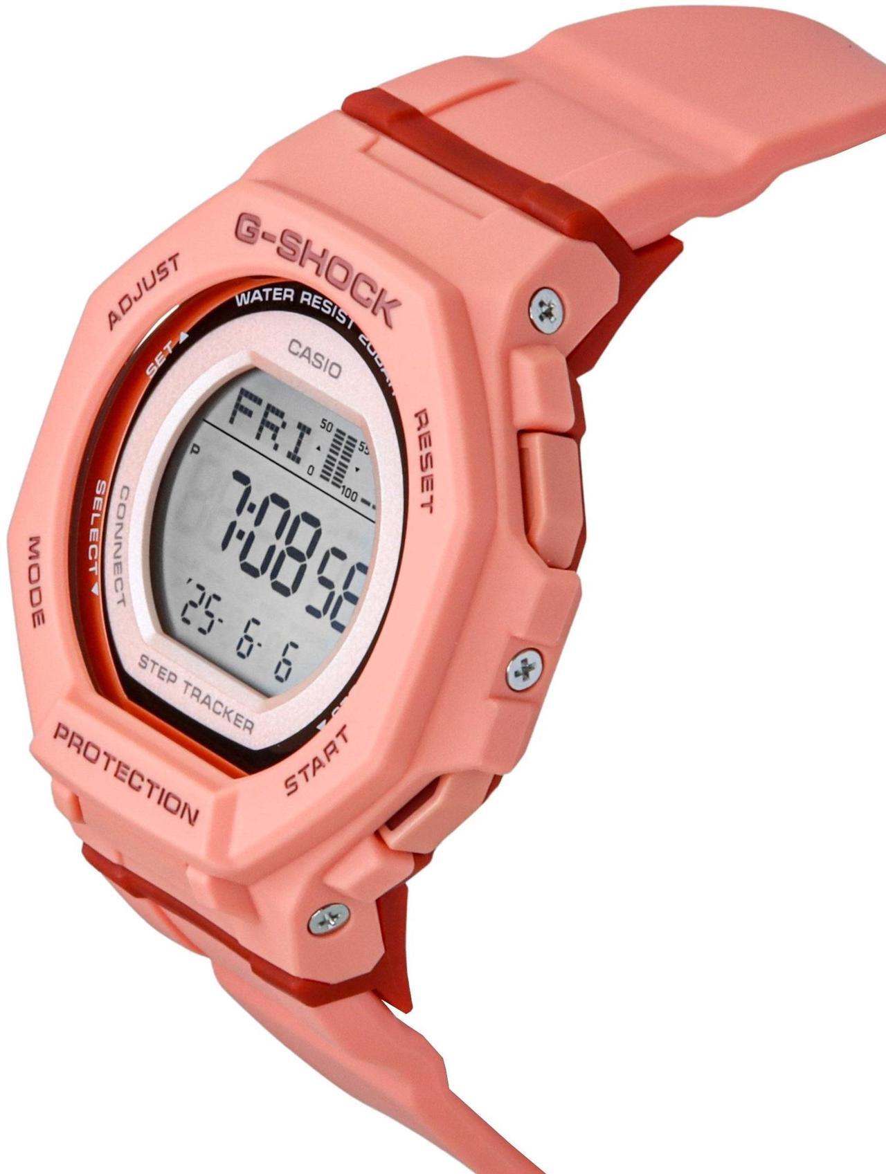 Alt view image 3 of 4 - Casio G-Shock Pink Dial Quartz Sports 200M Women's Watch GMD-B300SC-4