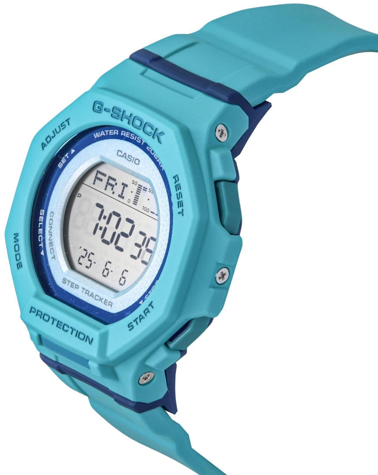 Alt view image 3 of 4 - Casio G-Shock Blue Dial Quartz Sports 200M Women's Watch GMD-B300SC-2
