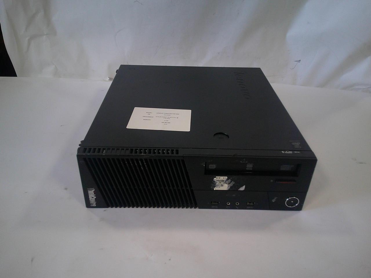 Alt view image 2 of 4 - Lenovo ThinkCentre M83 Desktop PC  Intel Core i5-4570 3.20GHz, 8GB RAM, 500GB HDD  No OS