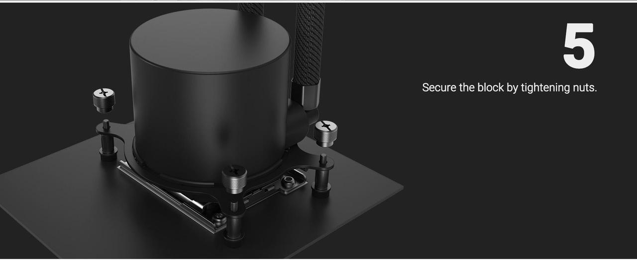 Alt view image 6 of 6 - ID-COOLING AM5/AM4 Metal Mounting Kit for ID-COOLING ZOOMFLOW/ZOOMFLOW X/AURAFLOW X/FROSTFLOW X/PINKFLOW Series for Firm Installation