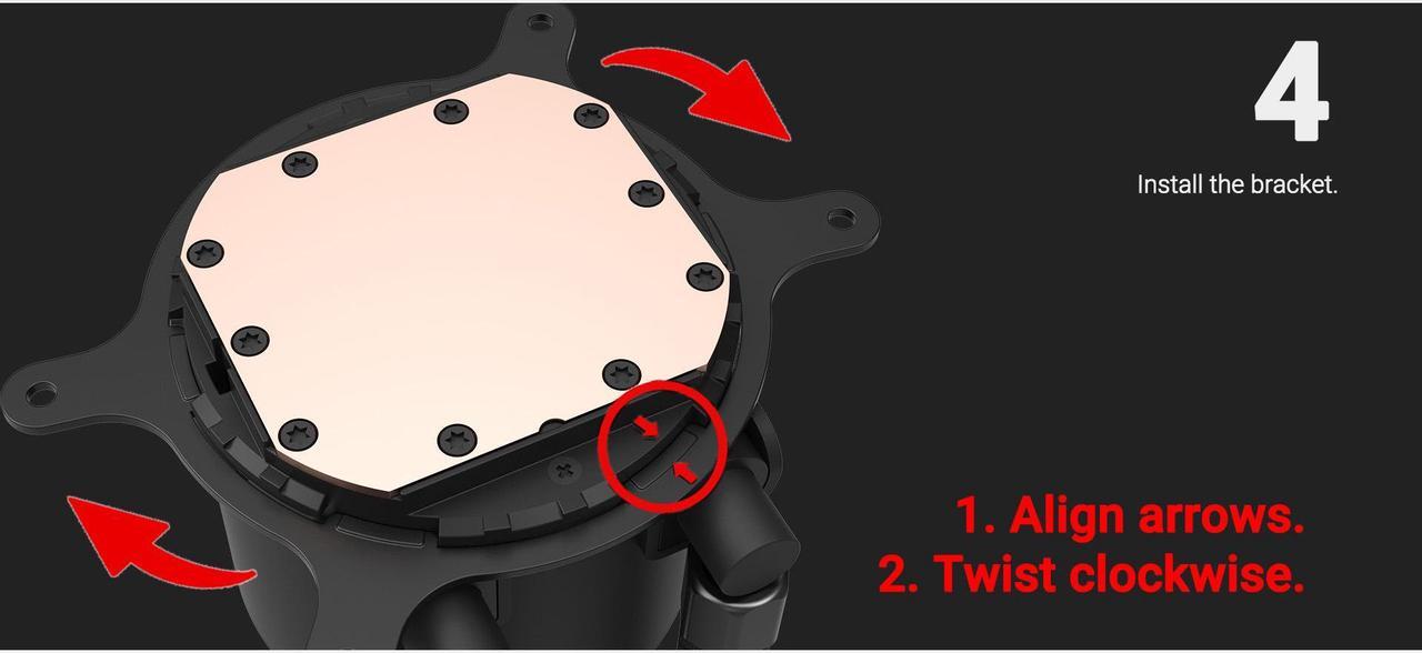 Alt view image 5 of 6 - ID-COOLING AM5/AM4 Metal Mounting Kit for ID-COOLING ZOOMFLOW/ZOOMFLOW X/AURAFLOW X/FROSTFLOW X/PINKFLOW Series for Firm Installation