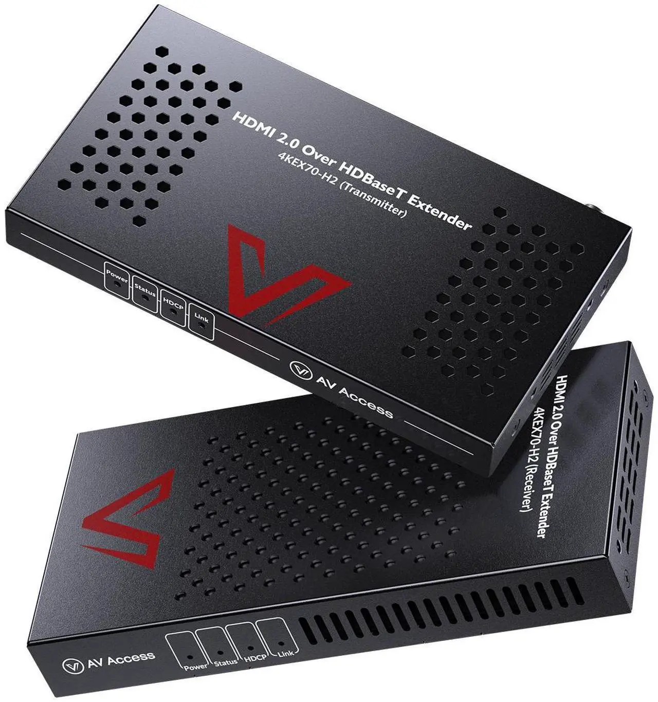 Main image of 4K HDMI 2.0 HDBaseT Extender up to 70m/230ft, Supports HDCP2.2, HDR10, YUV4:4:4, UltraHD, 18Gbps, 2-Way IR, PoE & RS232