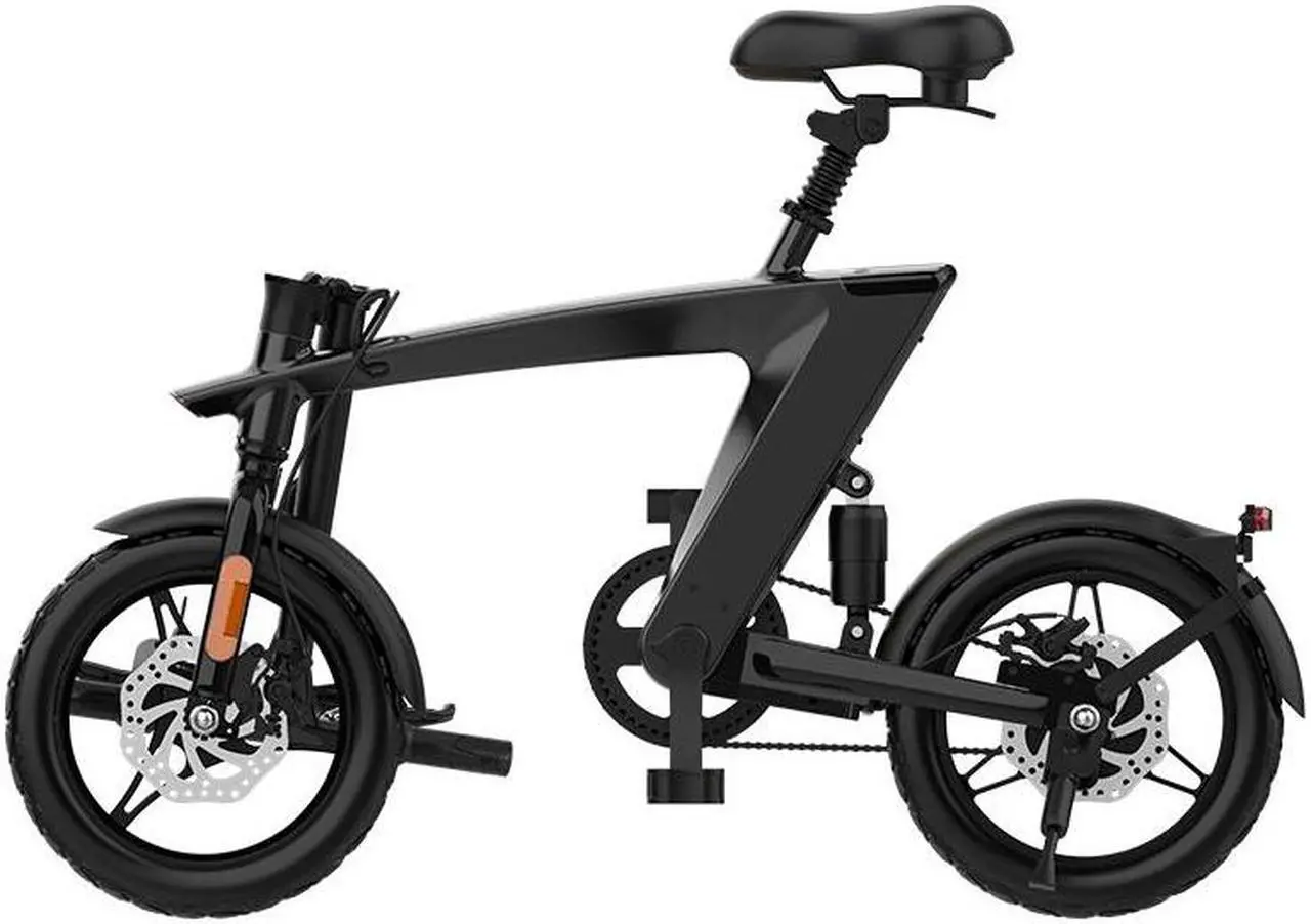 Alt view image 2 of 6 - RANDRIDE 14 Inch Small Ebike City Electric Bike, Foldable Ebike Electric Bicycle, Commuter Electric Bike, 250W Motor Max Speed 20MPH, Range 46 Miles Road Electric Bike