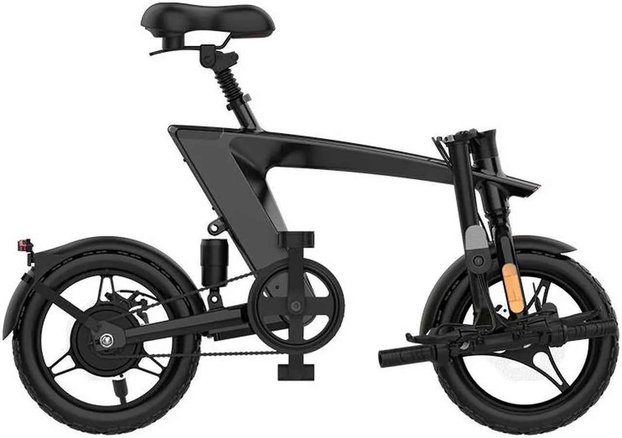 Alt view image 6 of 6 - RANDRIDE 14 Inch Small Ebike City Electric Bike, Foldable Ebike Electric Bicycle, Commuter Electric Bike, 250W Motor Max Speed 20MPH, Range 46 Miles Road Electric Bike